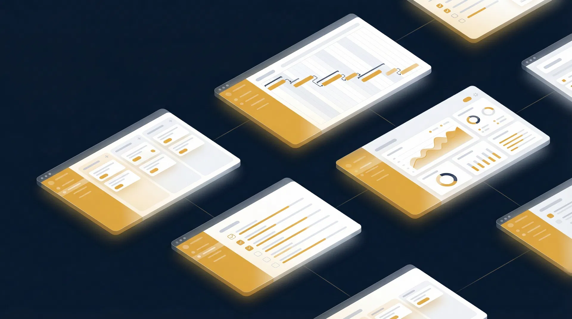 Productivity tools comparison visualization