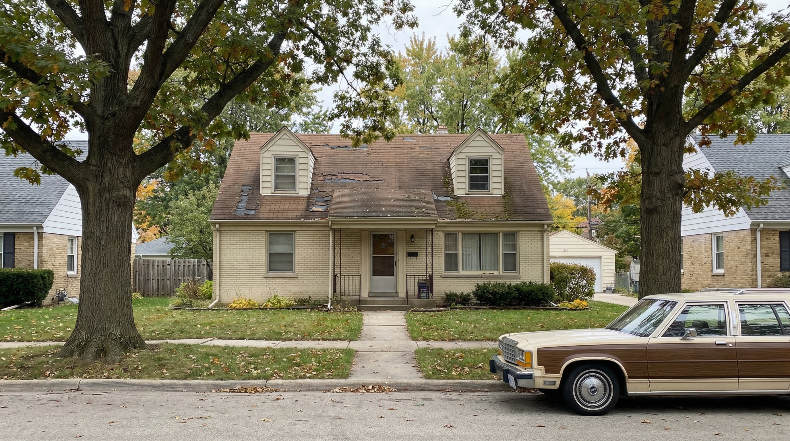 Before roof replacement — Naperville, IL