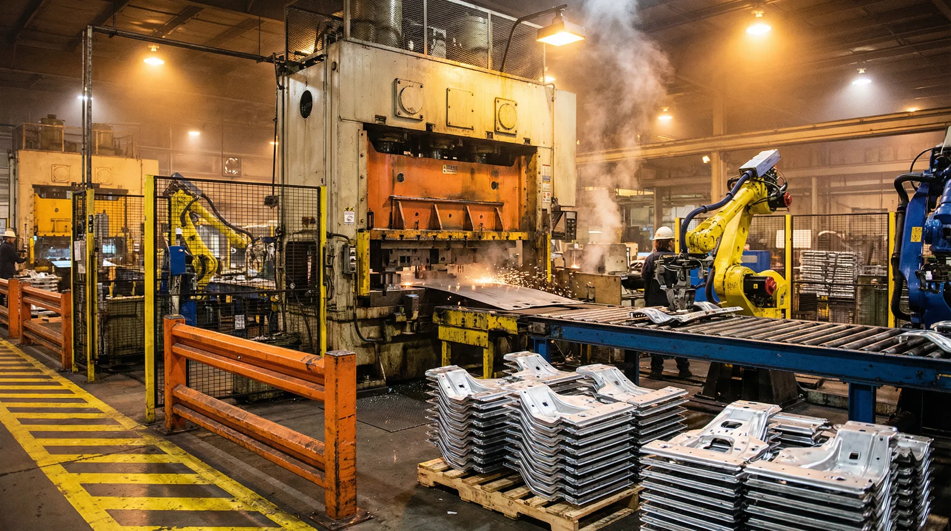 Automotive metal stamping