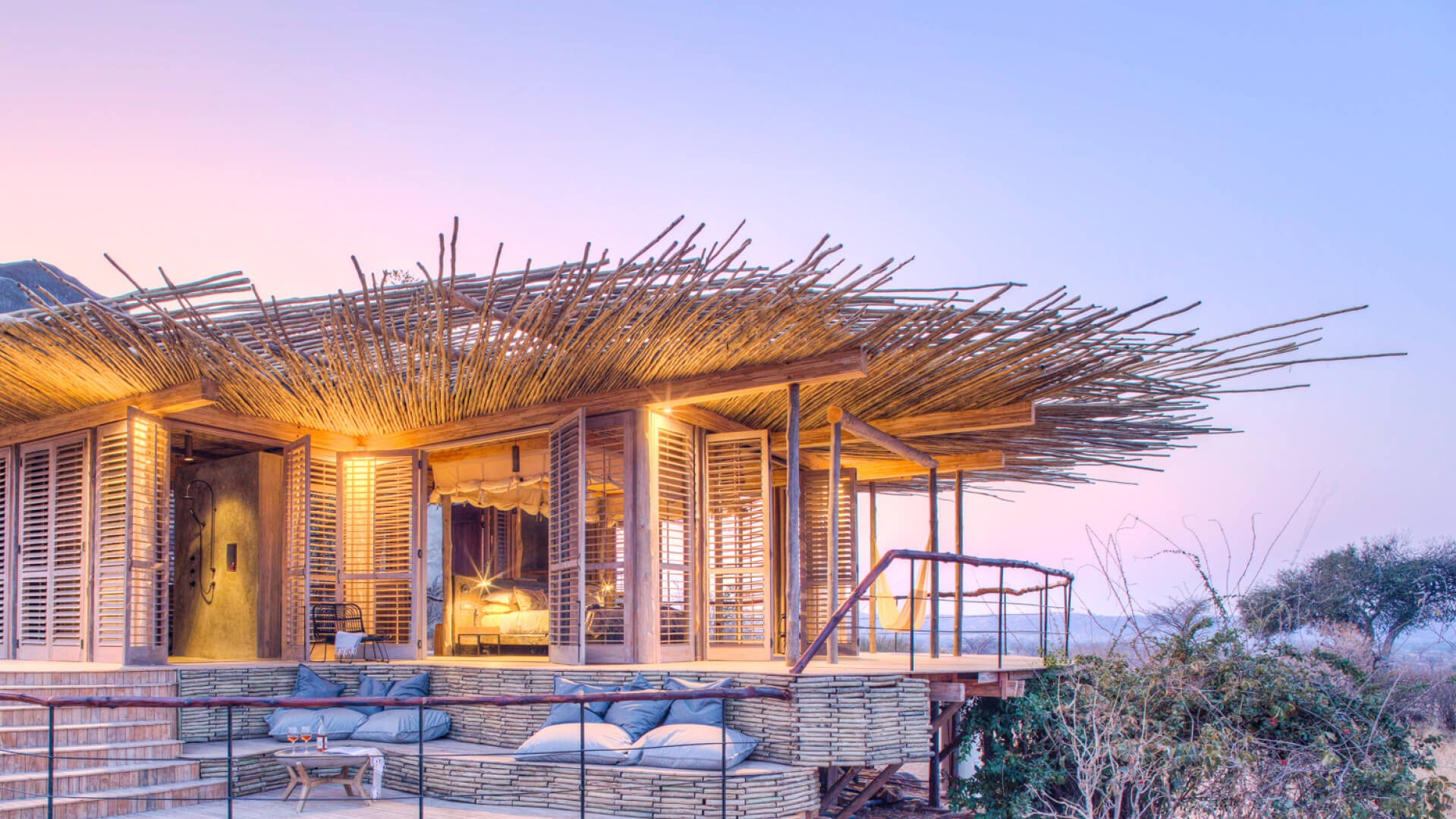 Elevated Vistas at Jabali Ridge: A Day-to-Night Chronicle in Rufiji Valley