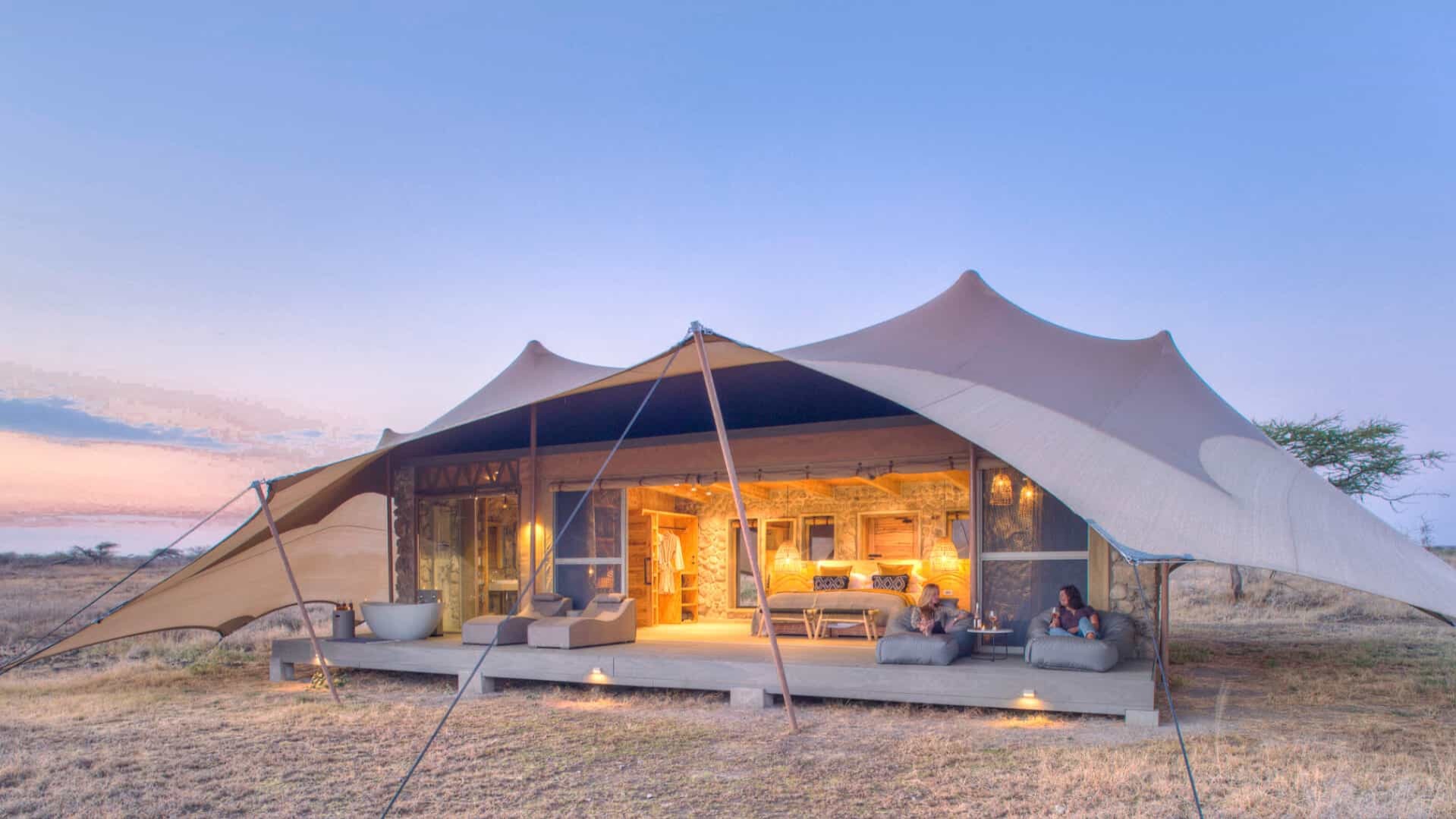 Cheetah Tracks at Dawn: Days in Namiri Plains' Exclusive Tents