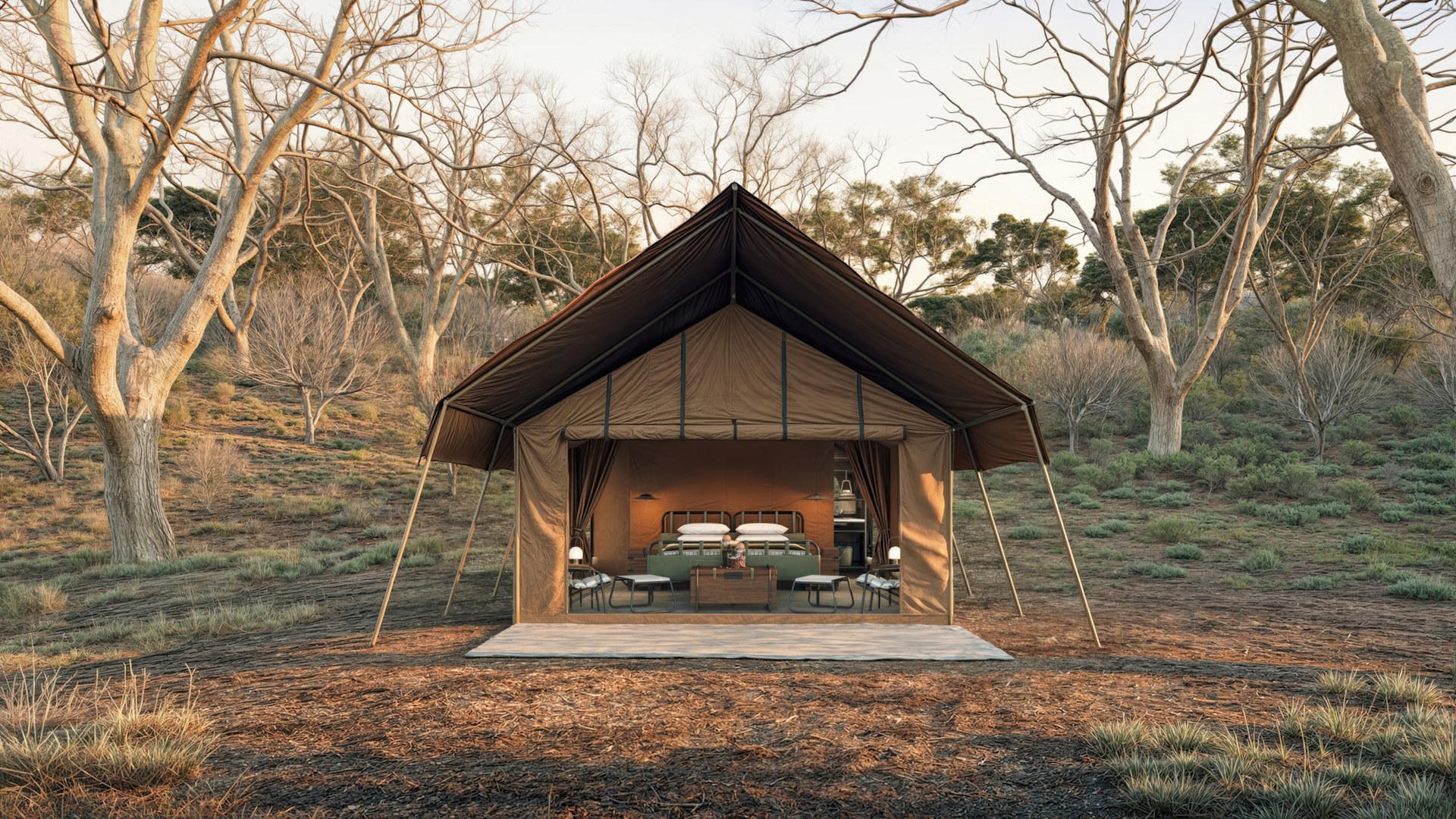 Sandibe and Nxabega Under Canvas