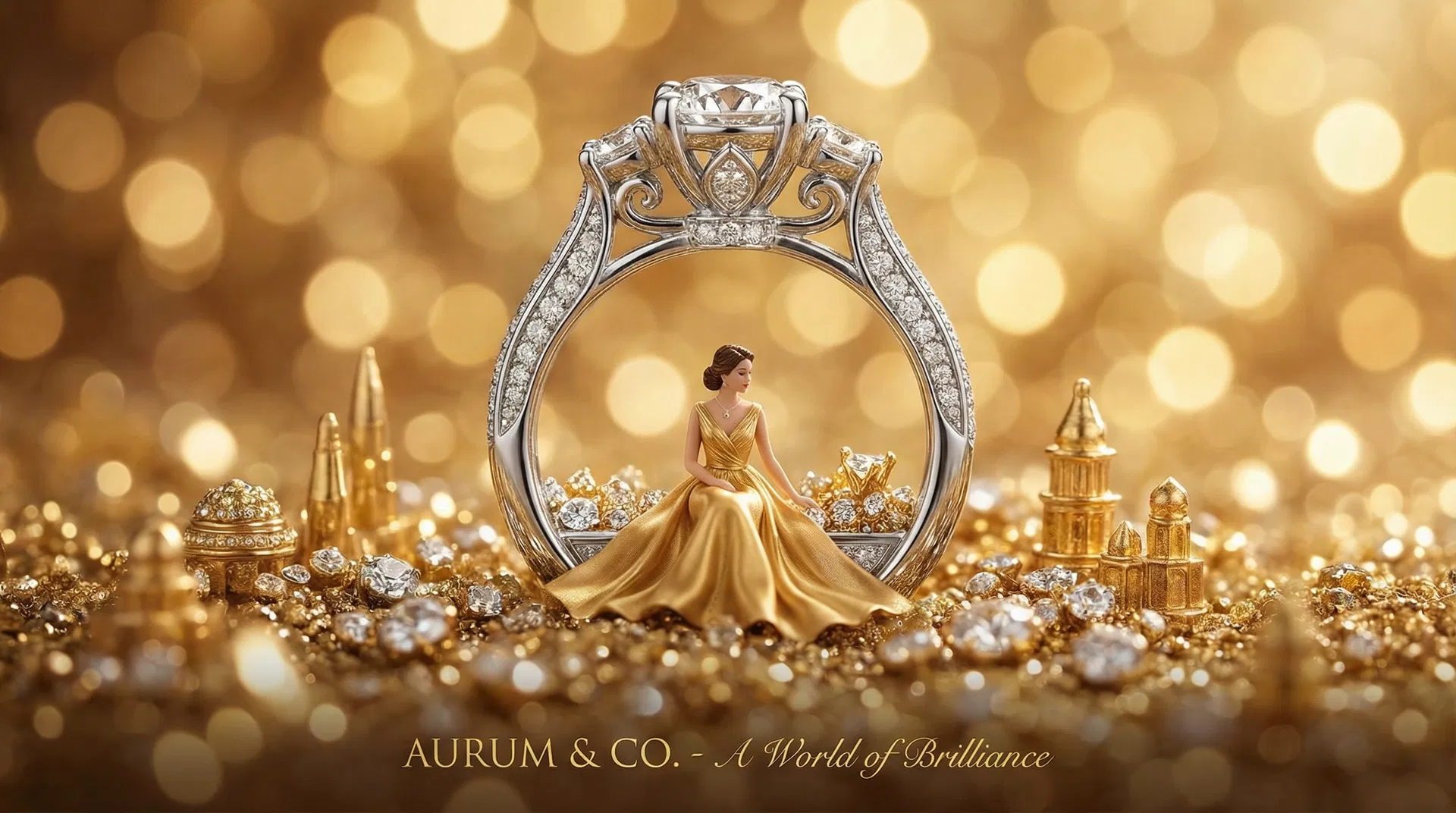 珠宝品牌微缩景观