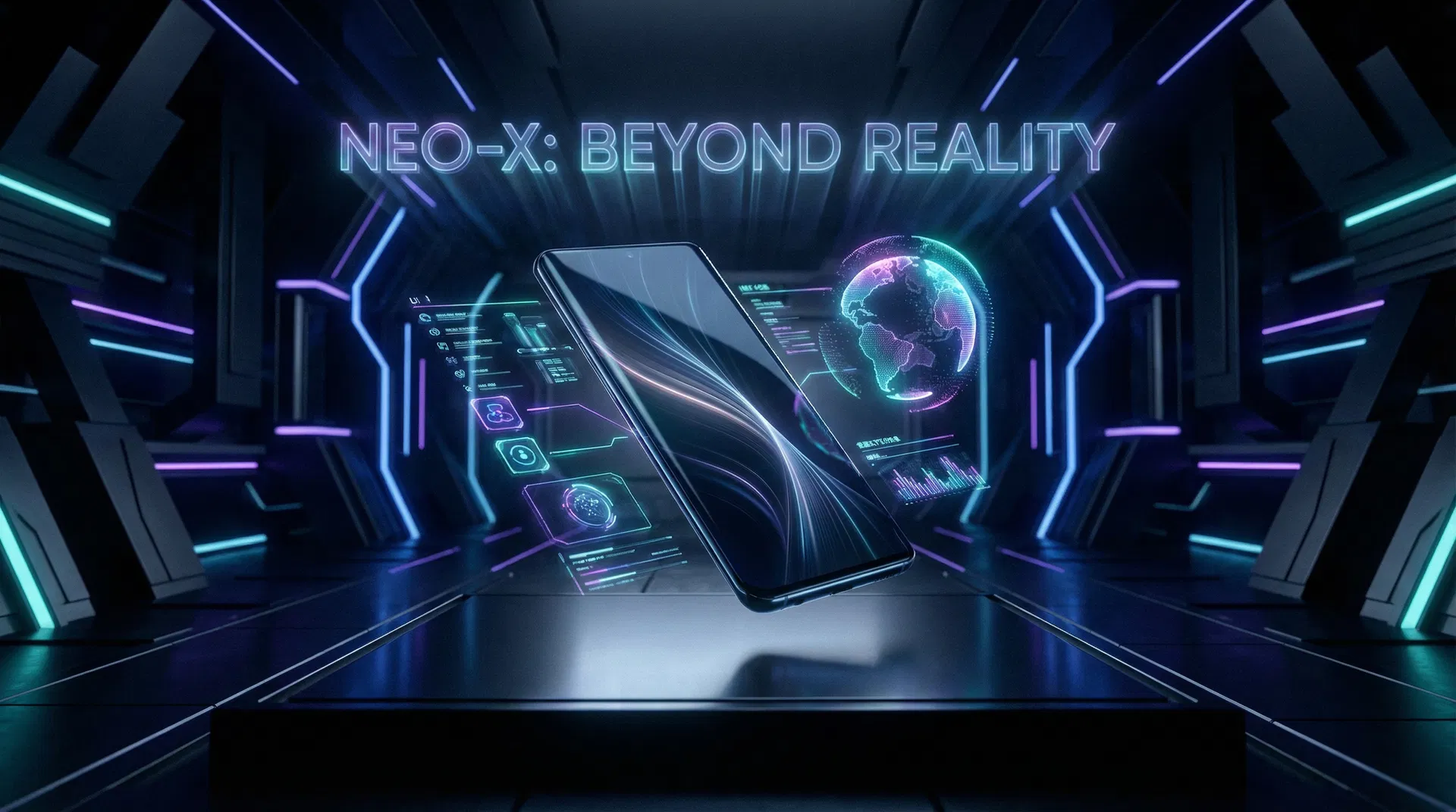 未来科技感手机广告