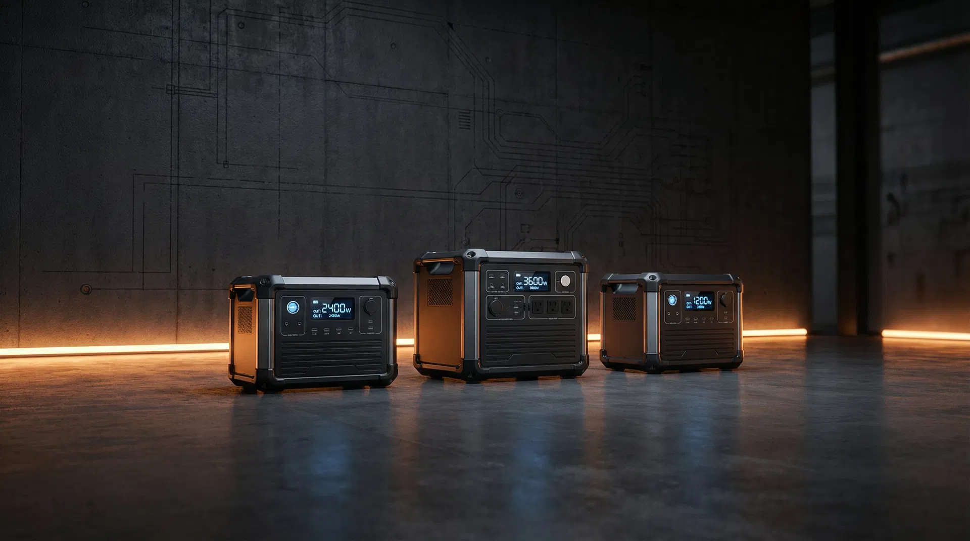 Premium portable power stations