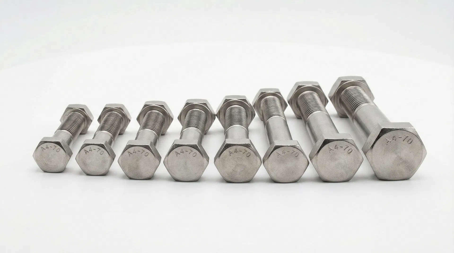 A4-70 Stainless Steel Hex Bolts