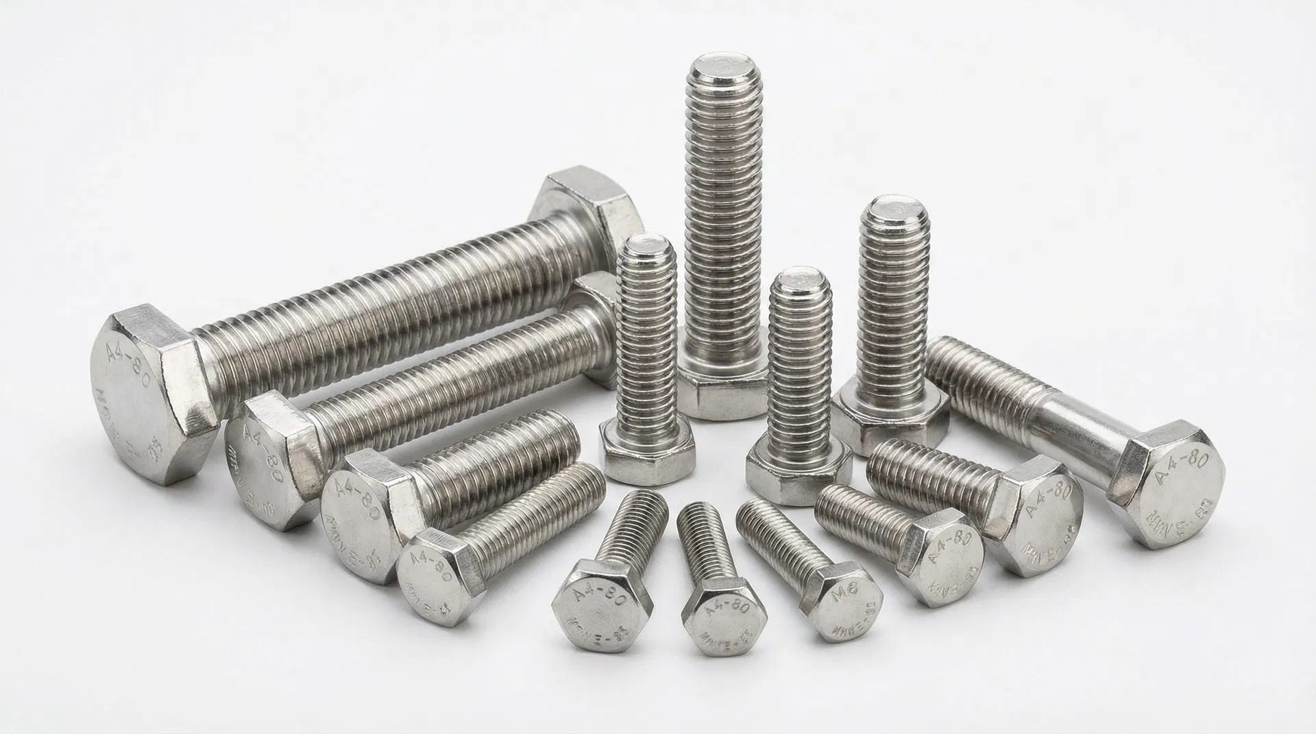 A4-80 Stainless Steel Hex Bolts