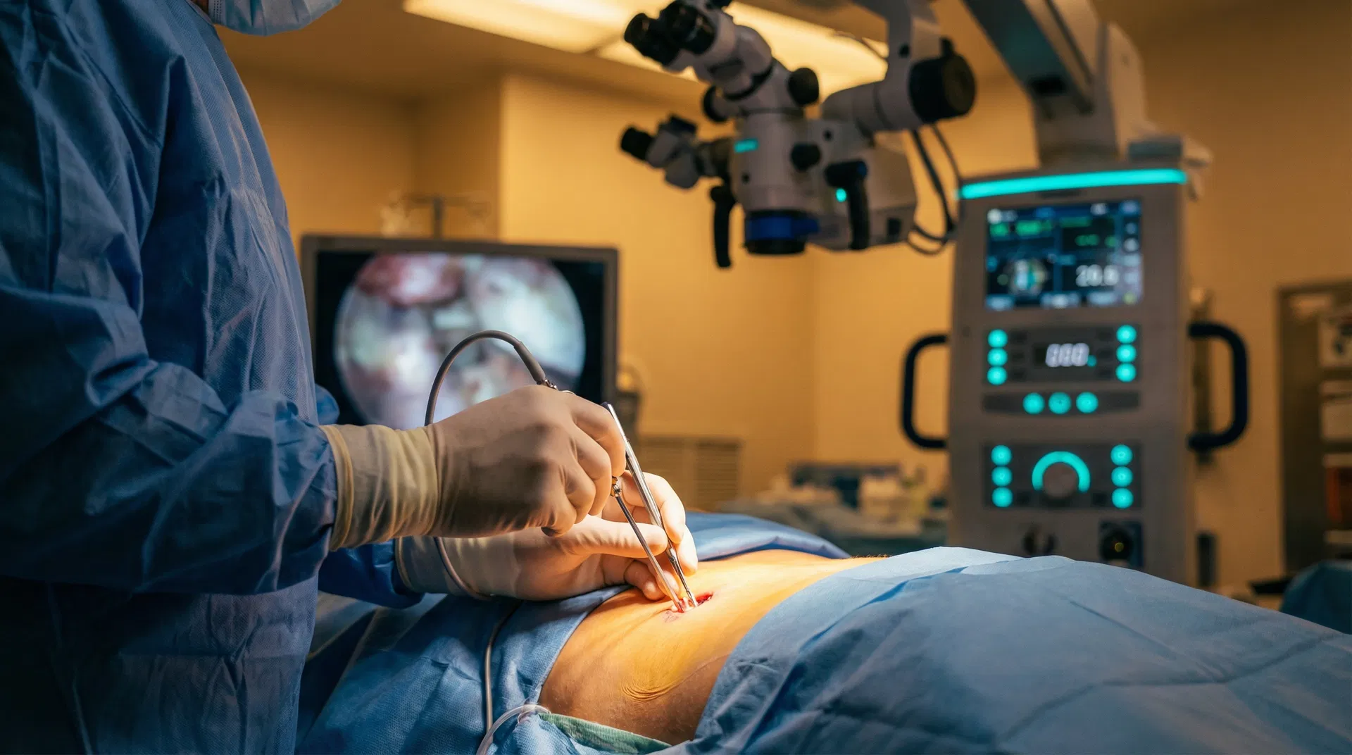 Cirurgia de coluna minimamente invasiva com tecnologia de ponta