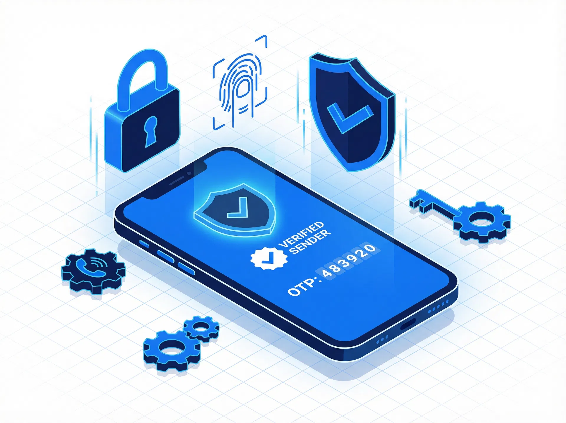 Autenticação e Segurança via RCS - OTP verificado com selo de marca