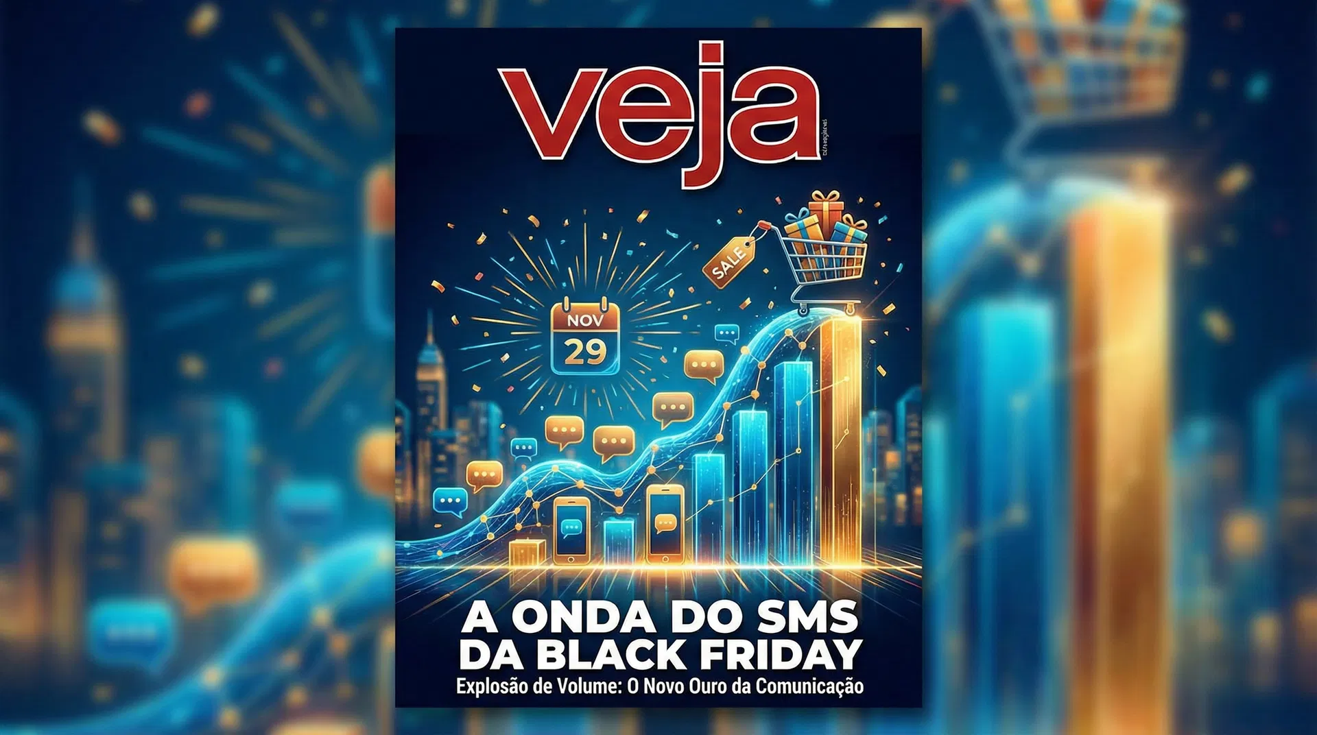 Com Black Friday, empresa prevé disparo de 330 milhões de SMSs em novembro