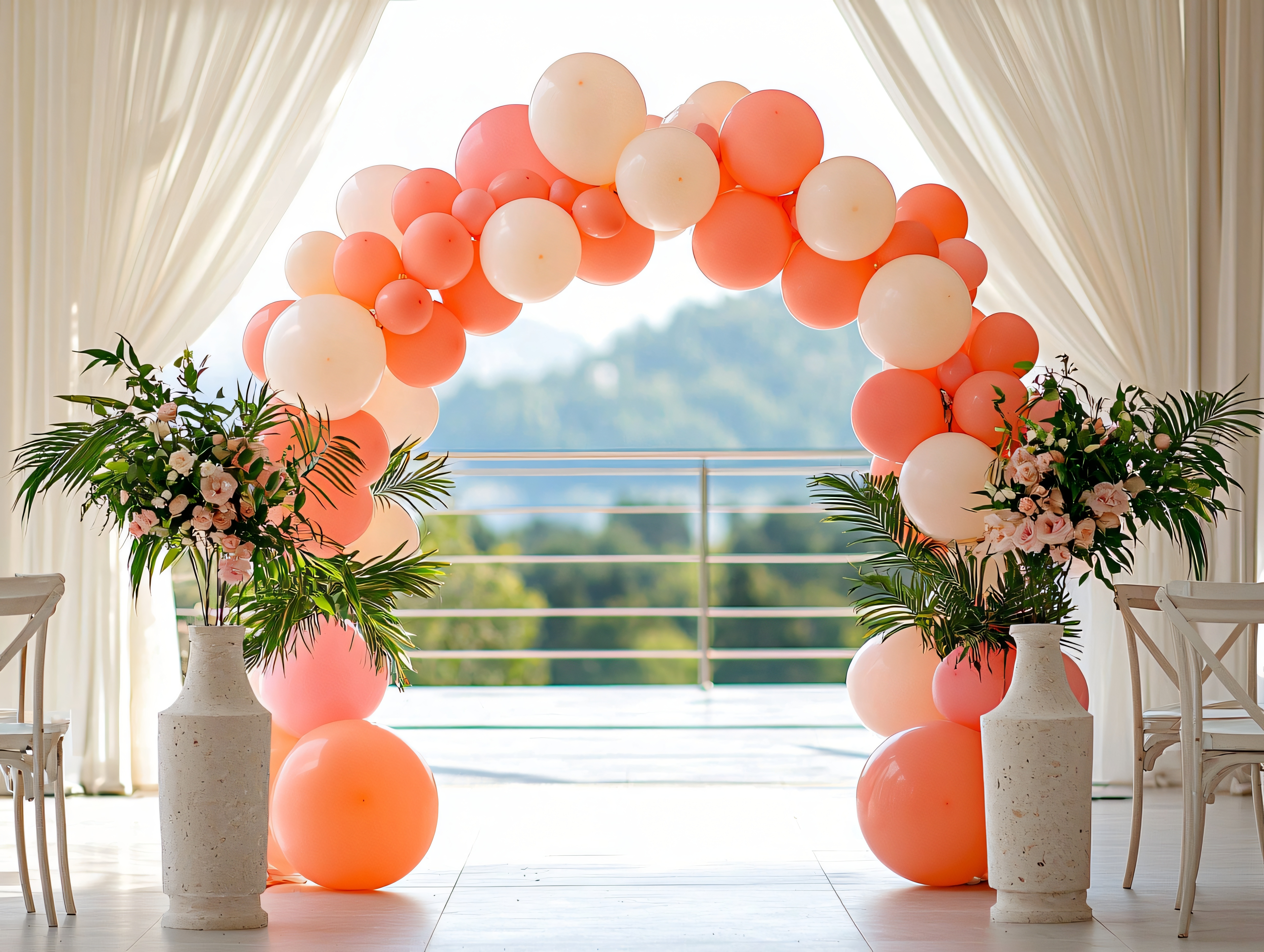 Organic Balloon Arch - Small (6x8)