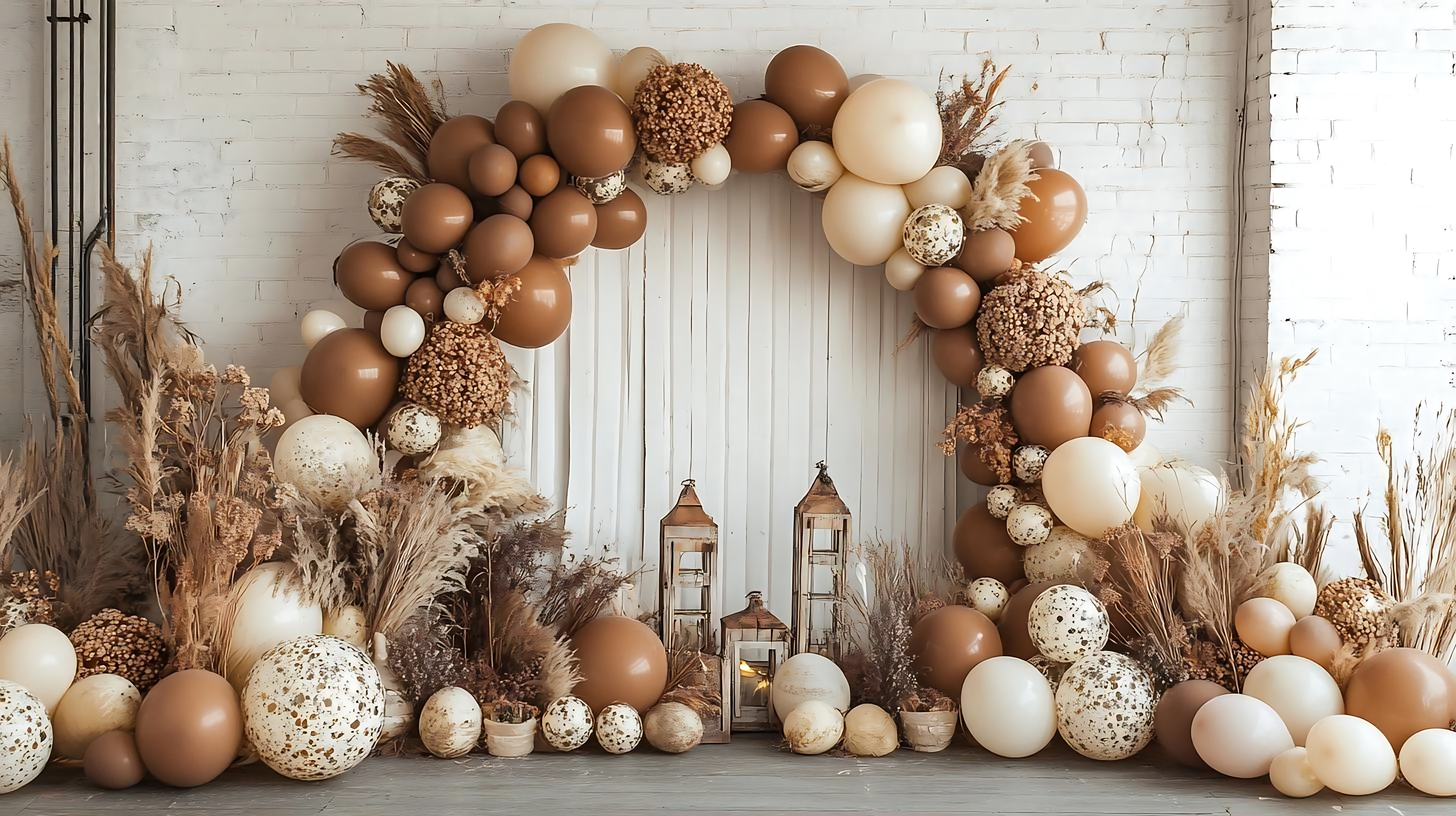 Organic Balloon Arch - Large (10x10)