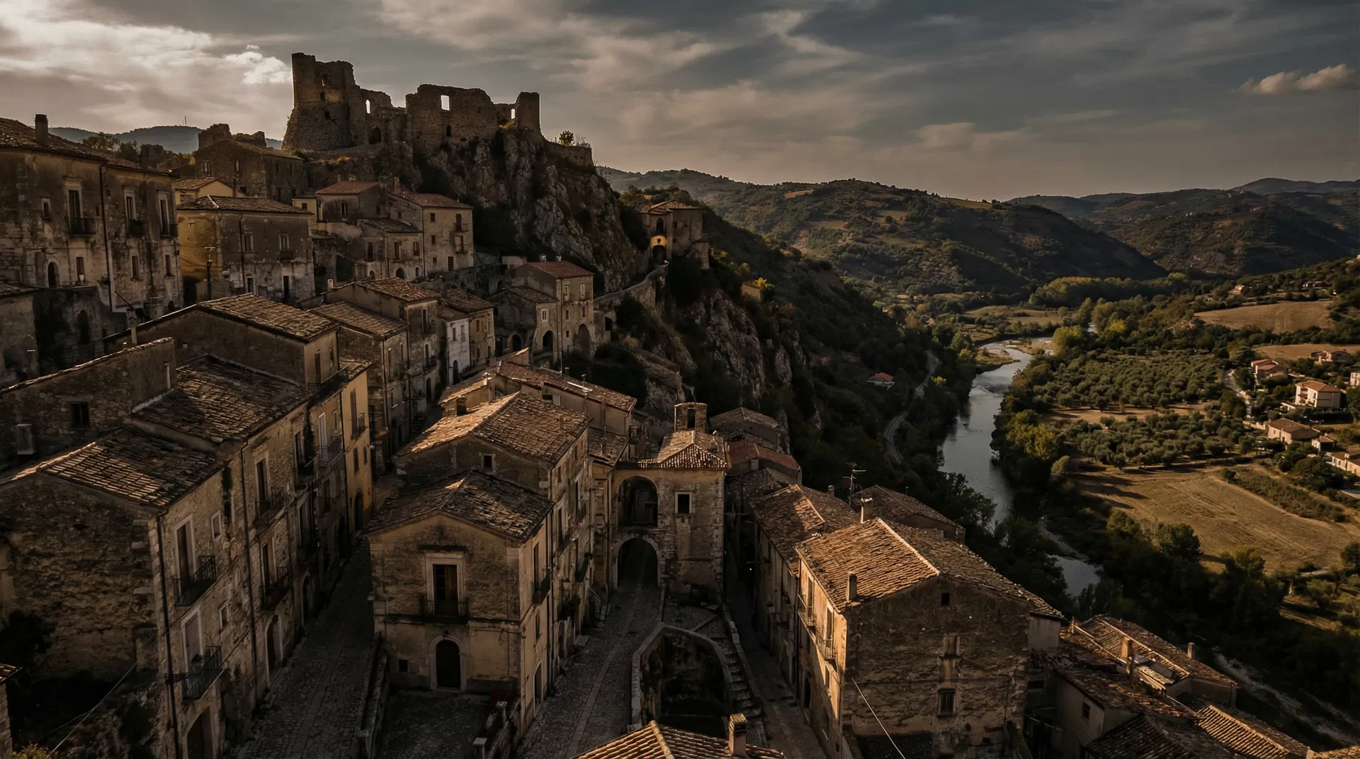 Calitri, Campania — hilltop town of the Salomone family