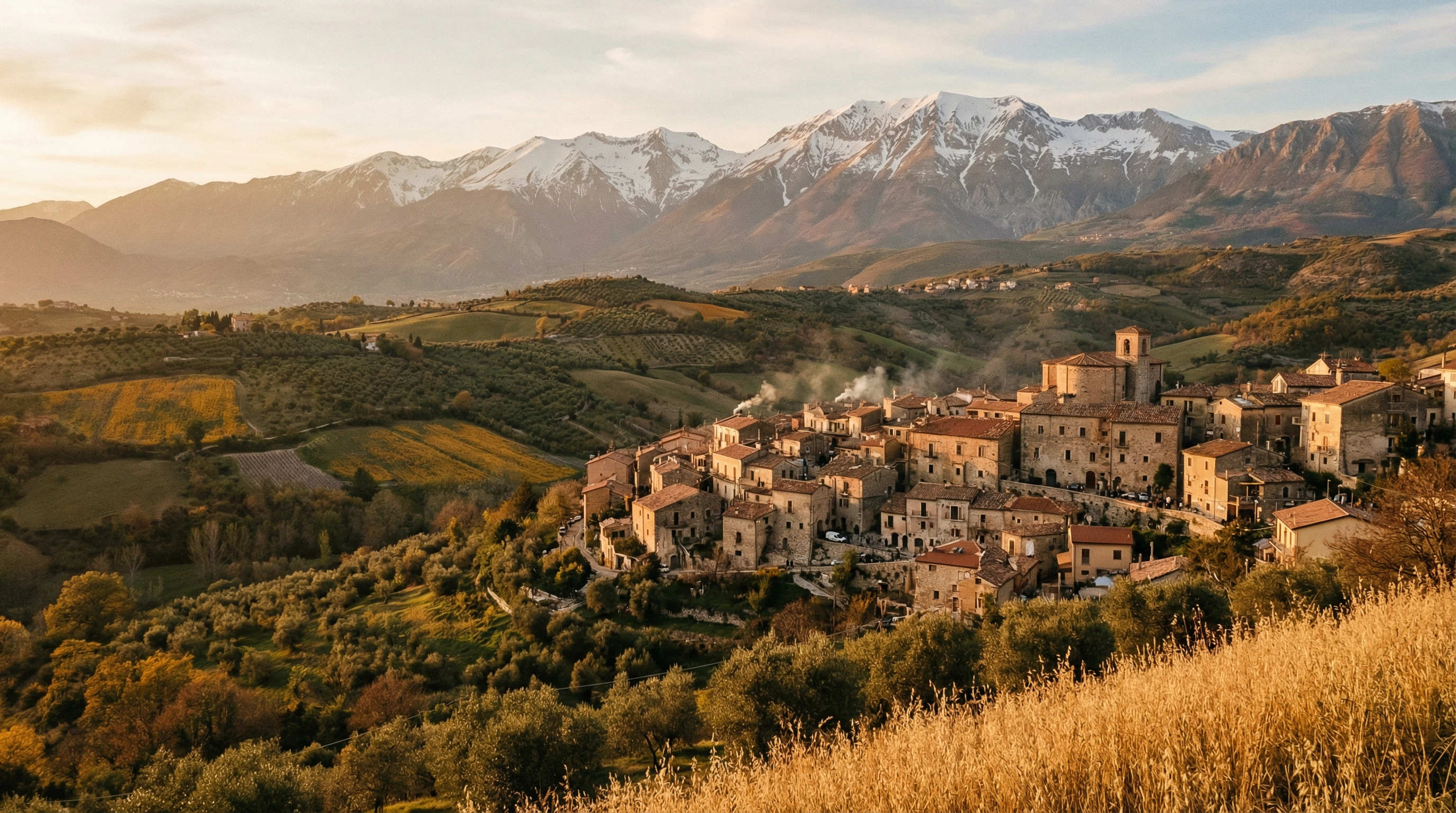 Ofena, Abruzzo — homeland of the Mangini line