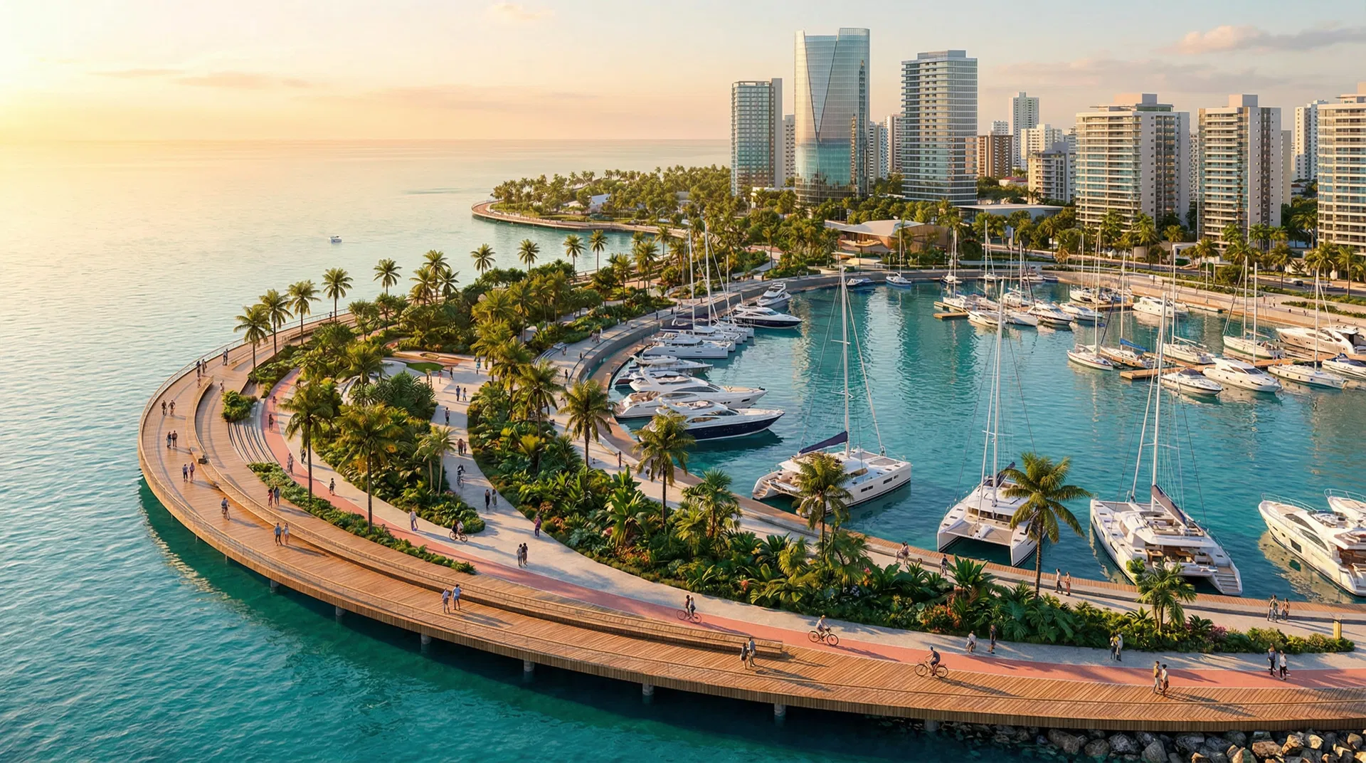 Parque Marina Beira-Mar - Render conceitual