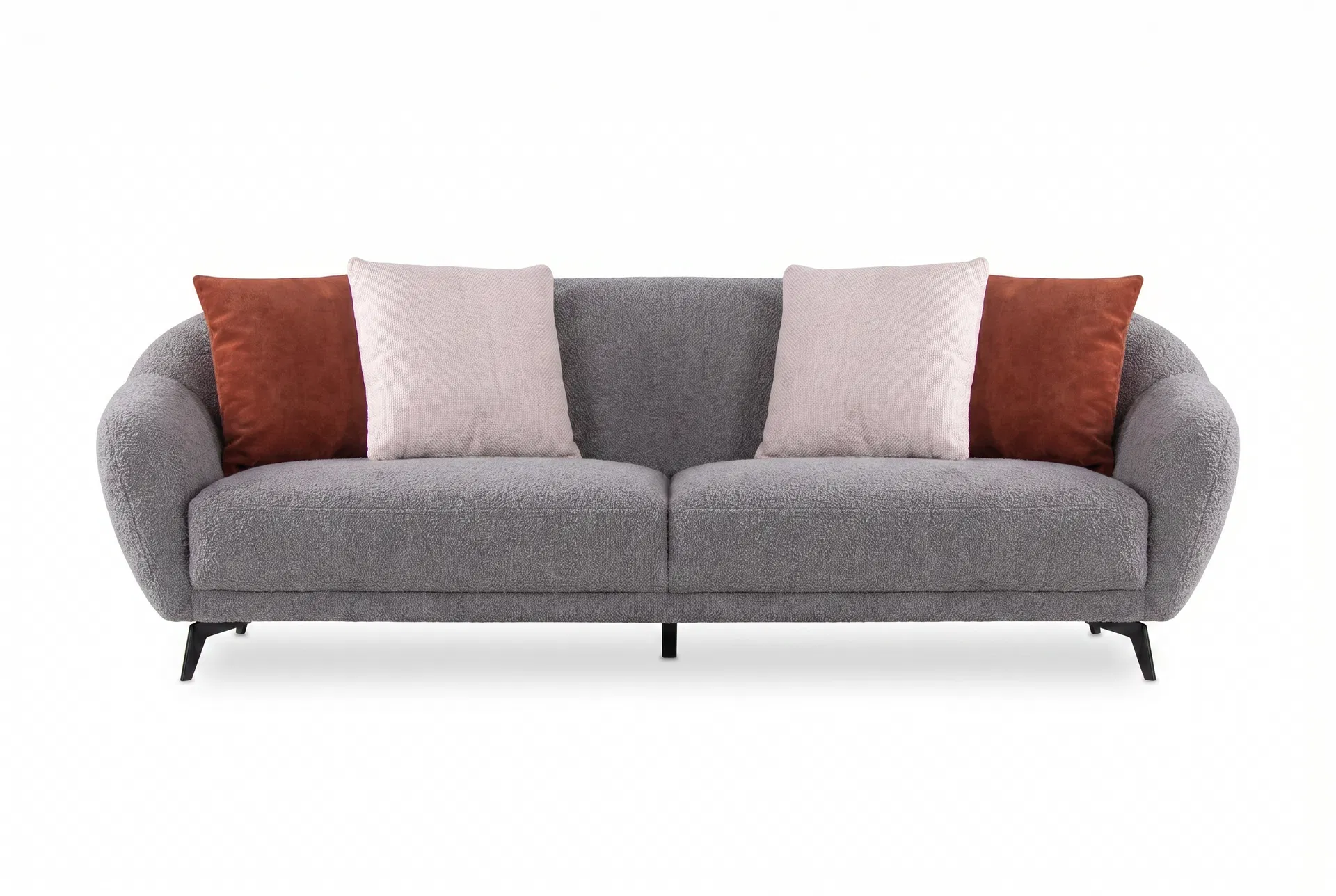 Silver Cloud Boucle Sectional - FOBOO designer furniture