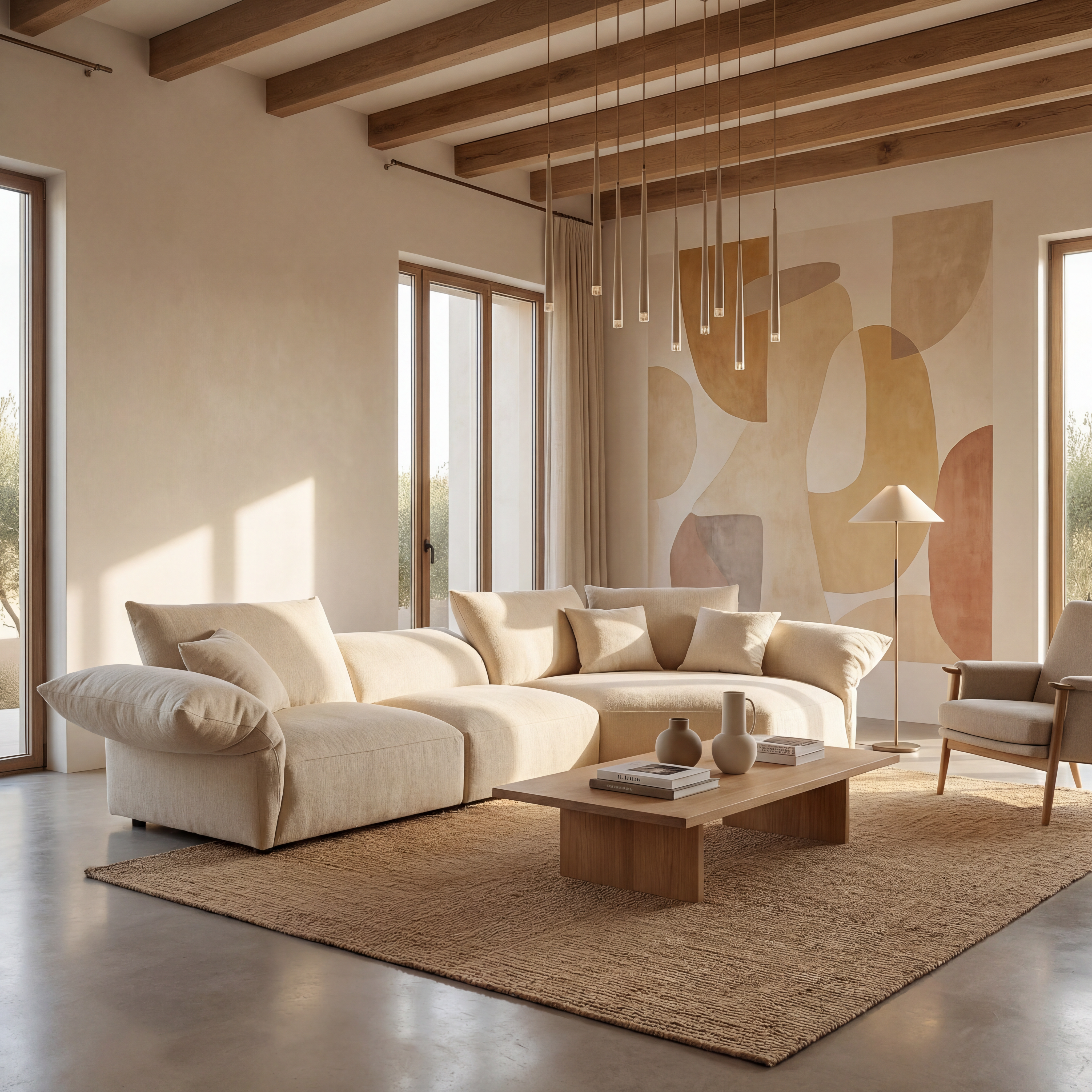 Petal Sofa - lifestyle view by FOBOO