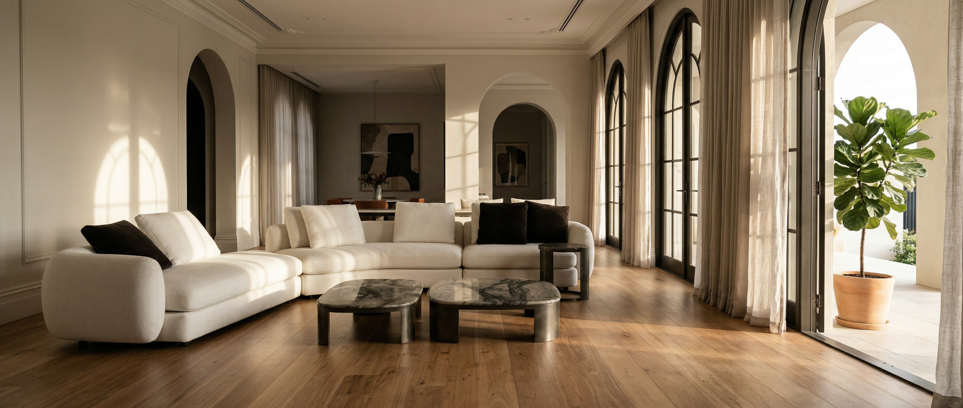 The Saint-Germain Corner Sofa hero shot showcasing premium design