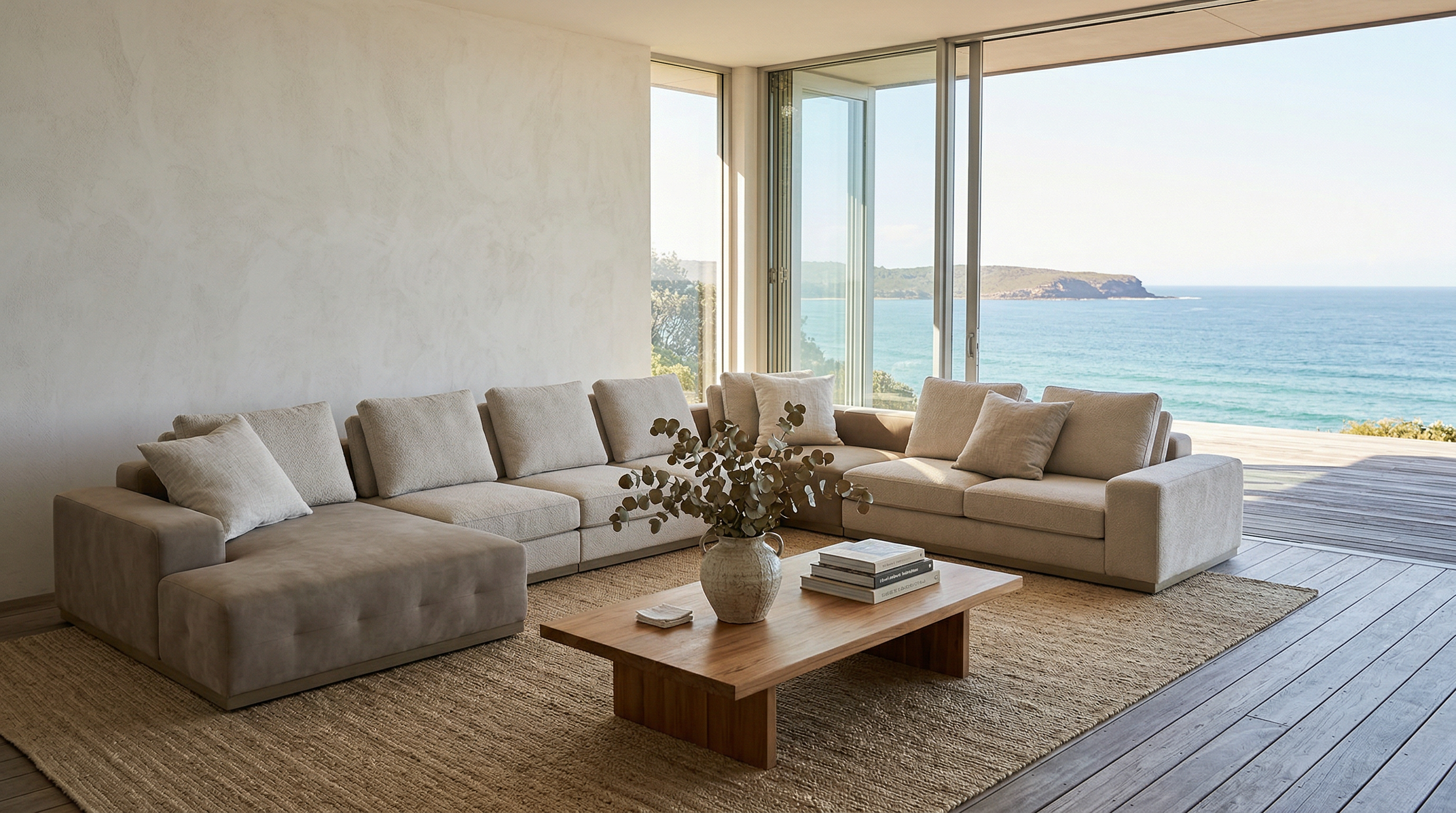 Lawrence Grand Sofa - lifestyle view by FOBOO