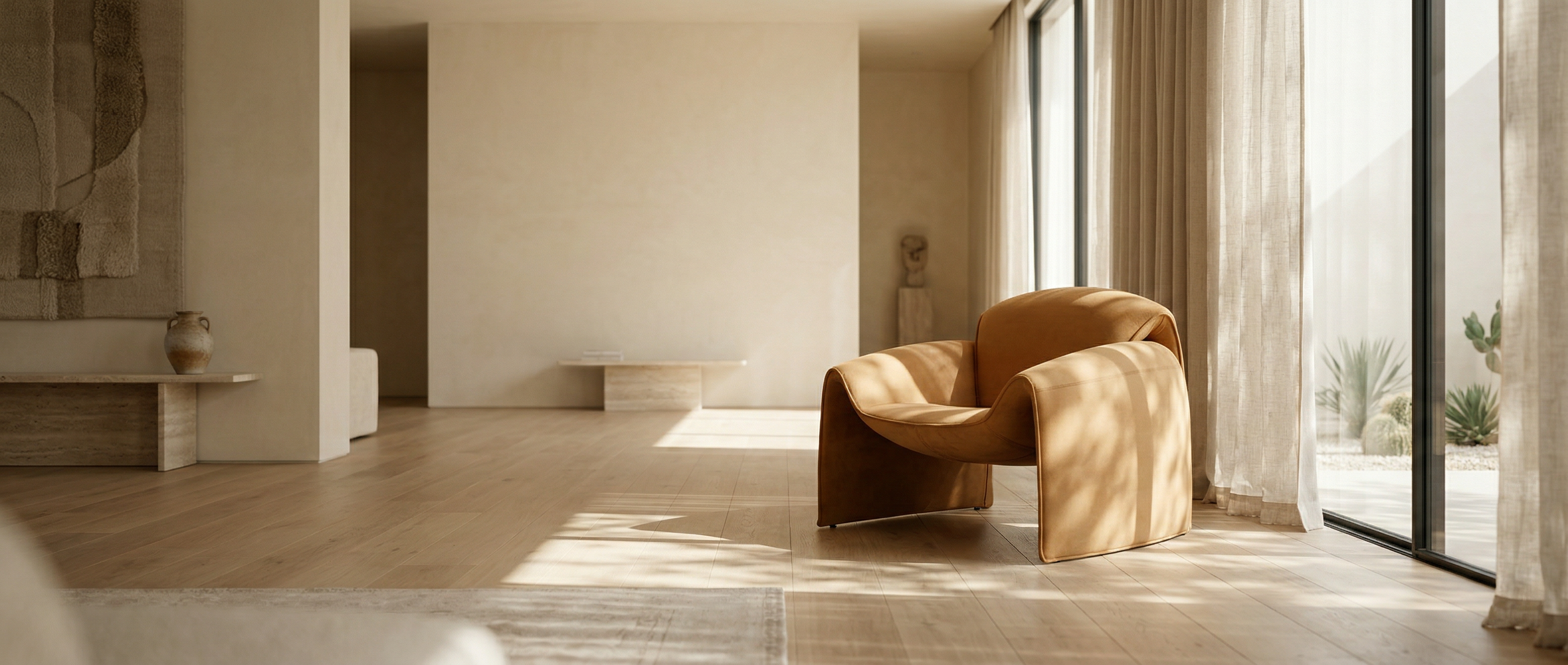 The Crab Accent Chair hero shot showcasing premium design