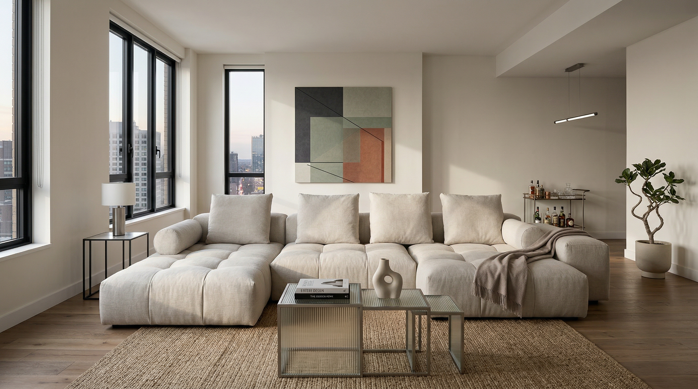 The Pixel Modular Sofa - styled in living space