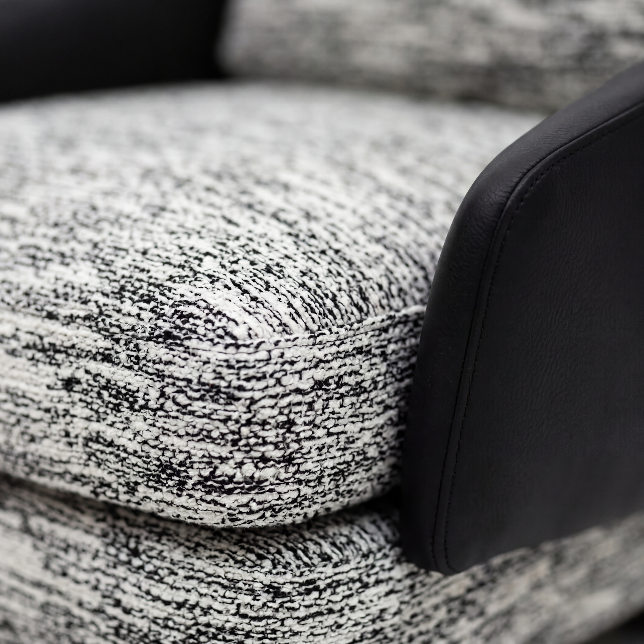 The Meridian Accent Chair - material and finish detail