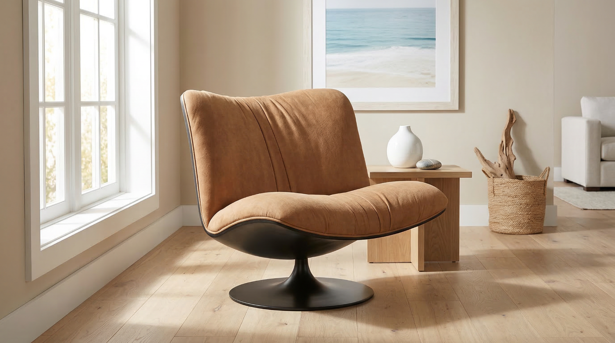 Solace Armchair - lifestyle view by FOBOO
