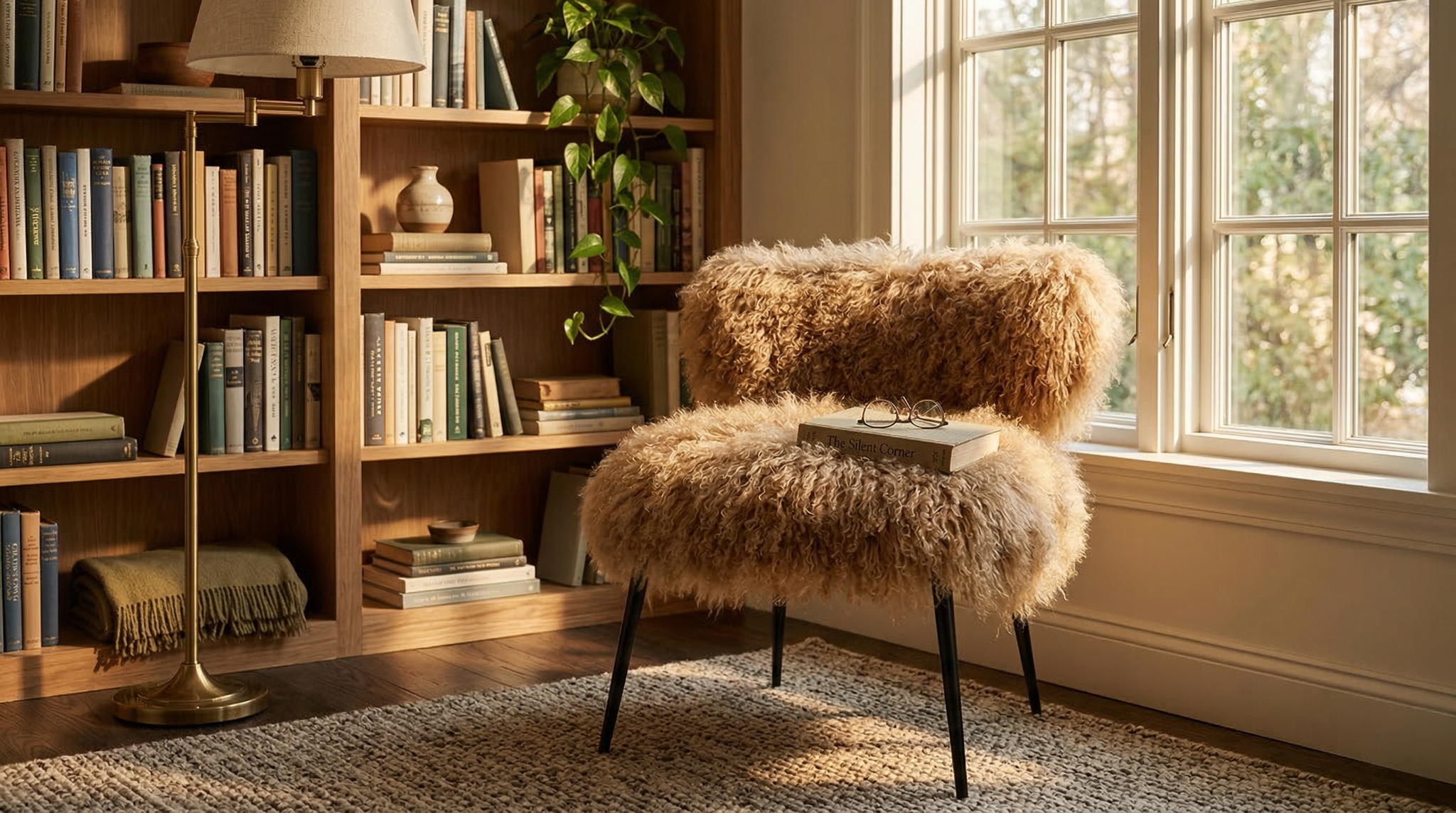 Halo Accent Chair - lifestyle view by FOBOO