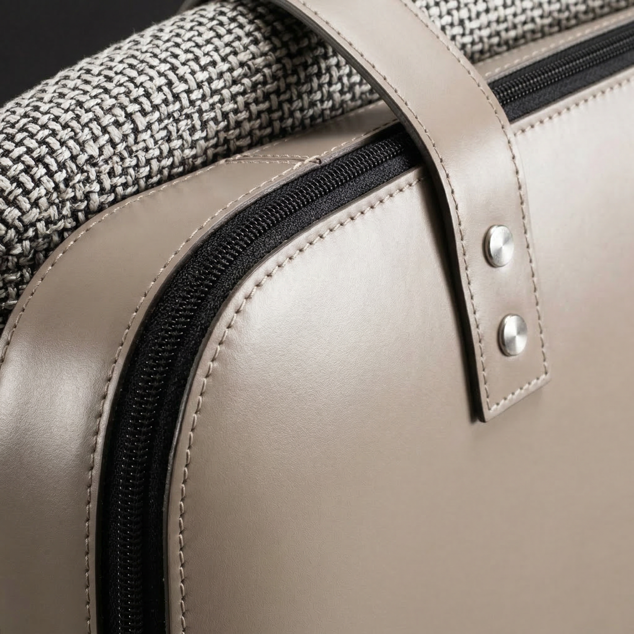 The Nova Upholstered Bed - material and finish detail