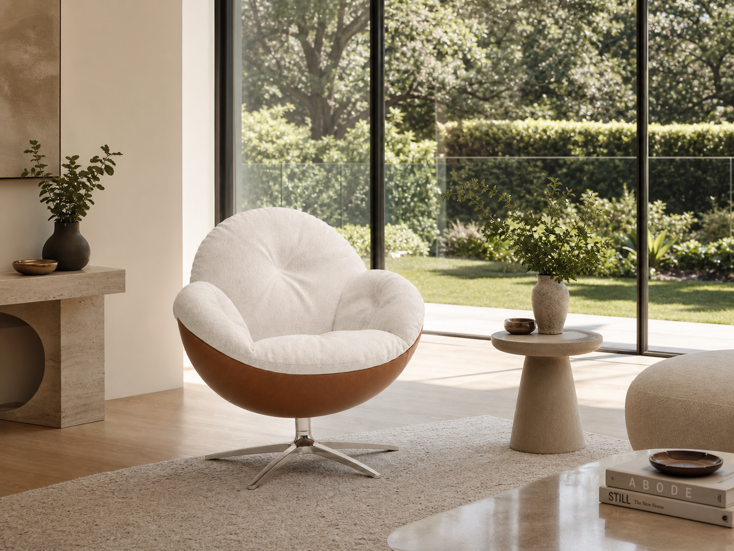 Archini Living Cotton Armchair — Fabric Accent Chair — Buy Online ...