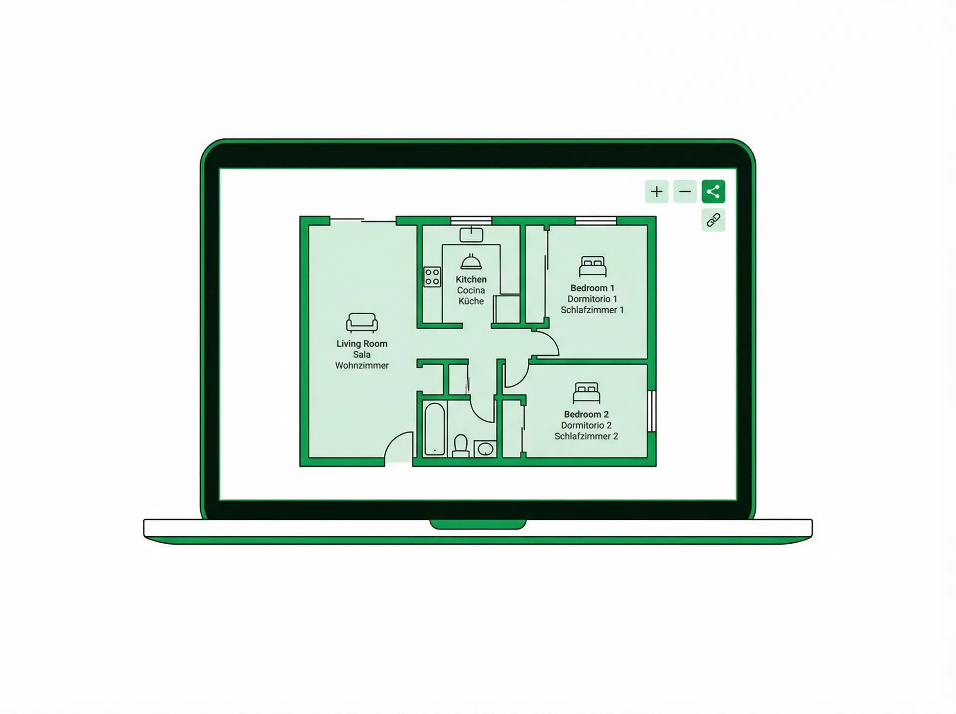 Interactive Floor Plan Viewer illustration