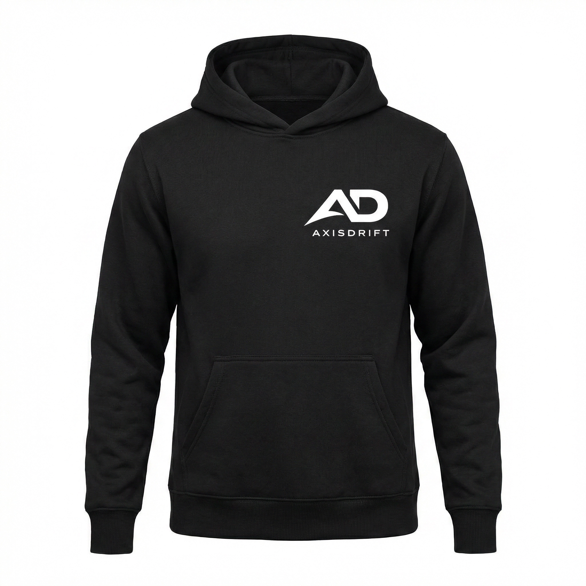 AD Kids Hoodie — Black Front