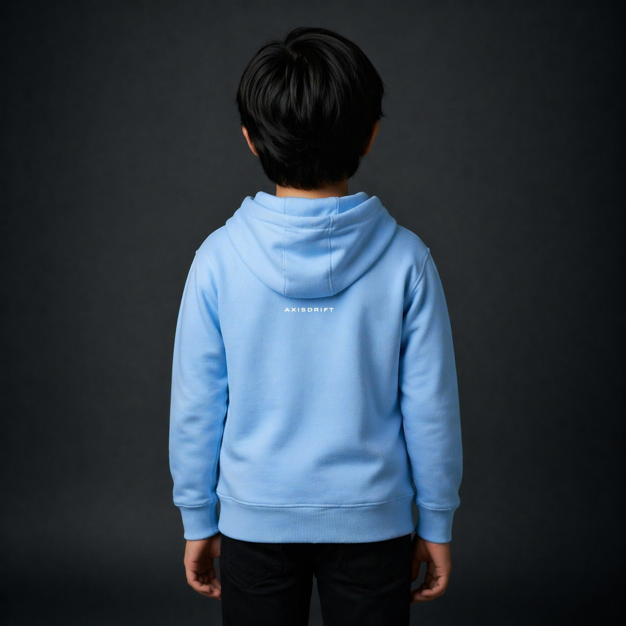 AD Hoodie Kids Black Back