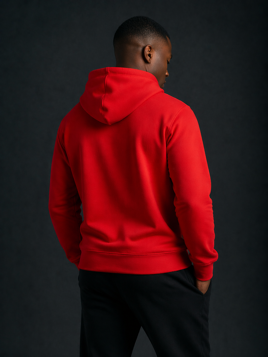 AD Premium Hoodie Men's Black Back