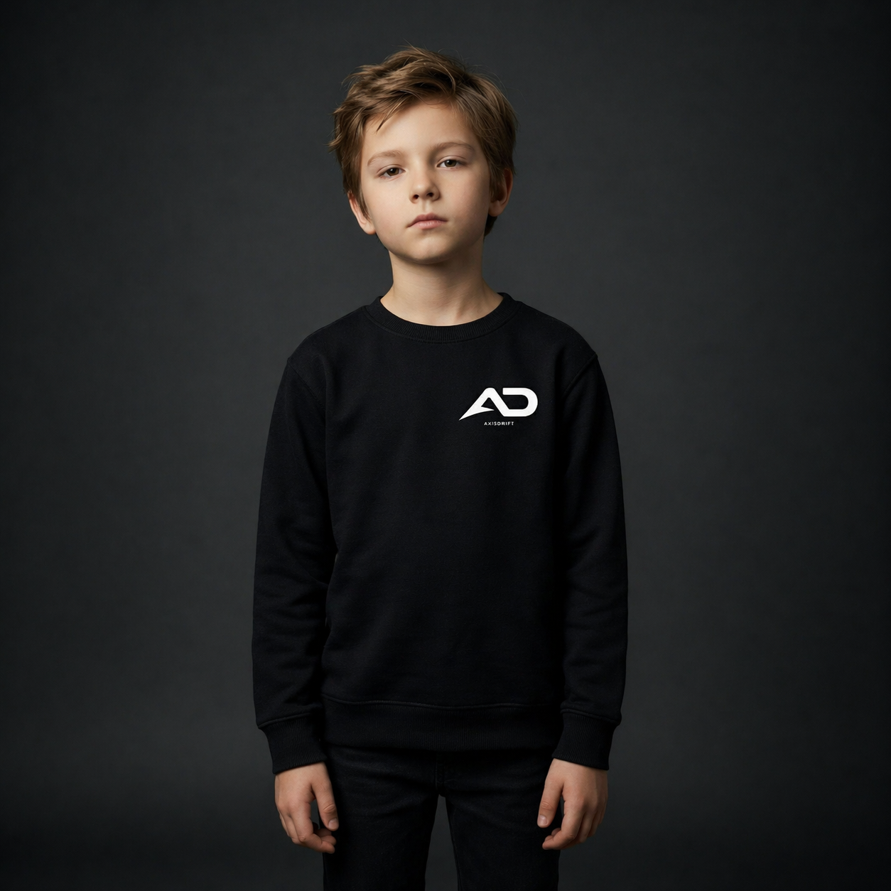 AD Sweatshirt Kids Black