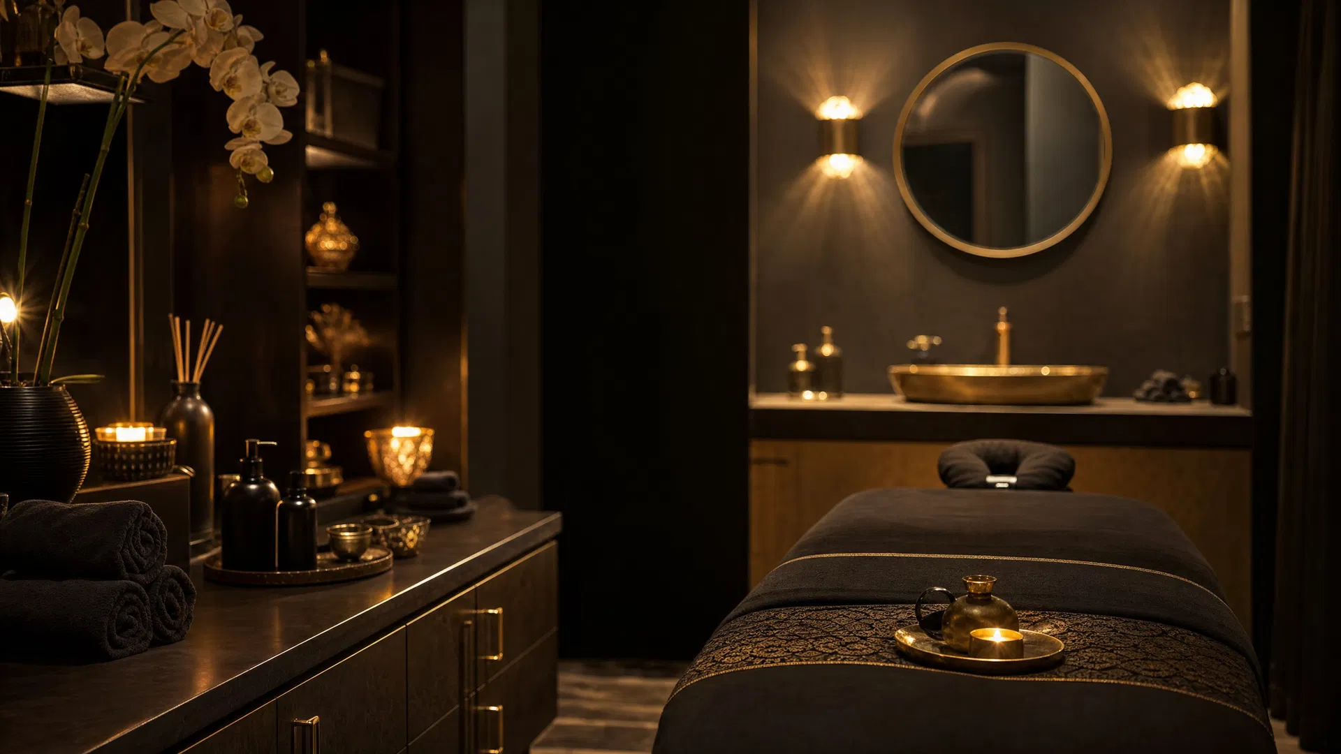 Luxury spa interior