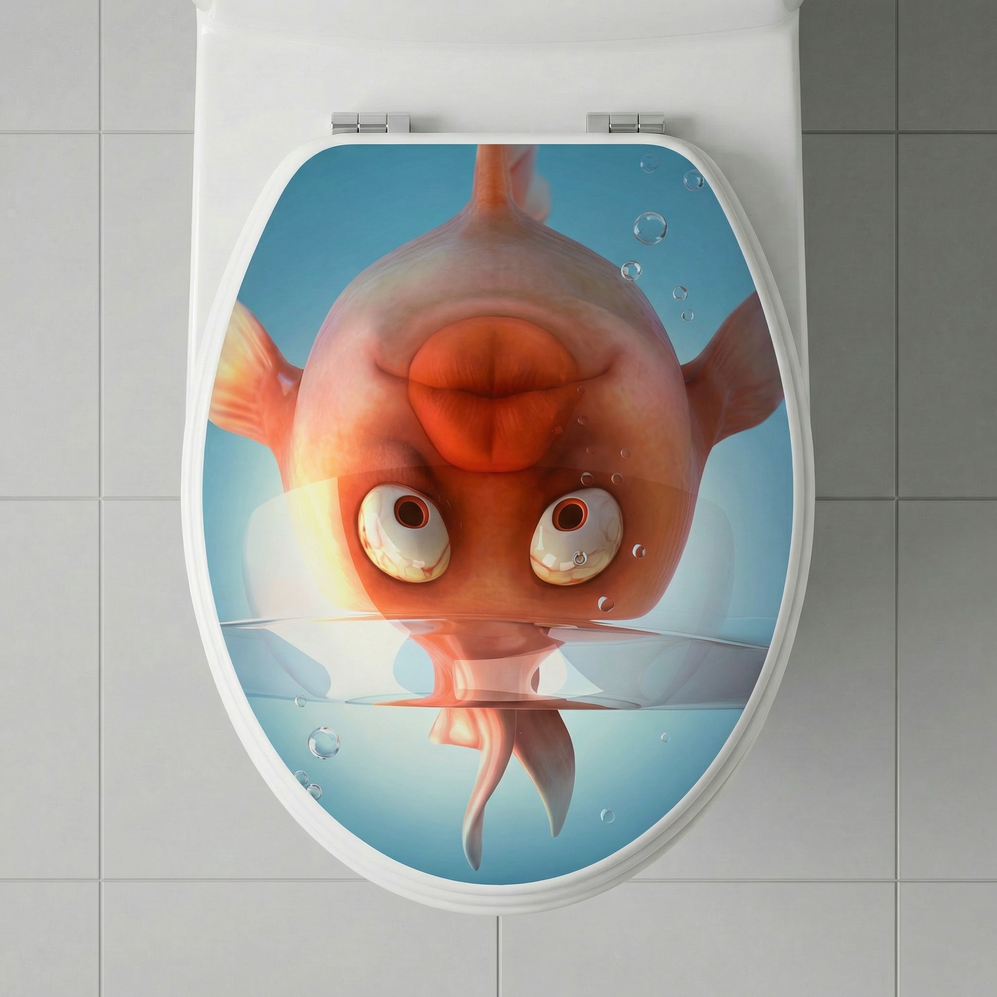 WC-Sitz mit Absenkautomatik schließt sanft