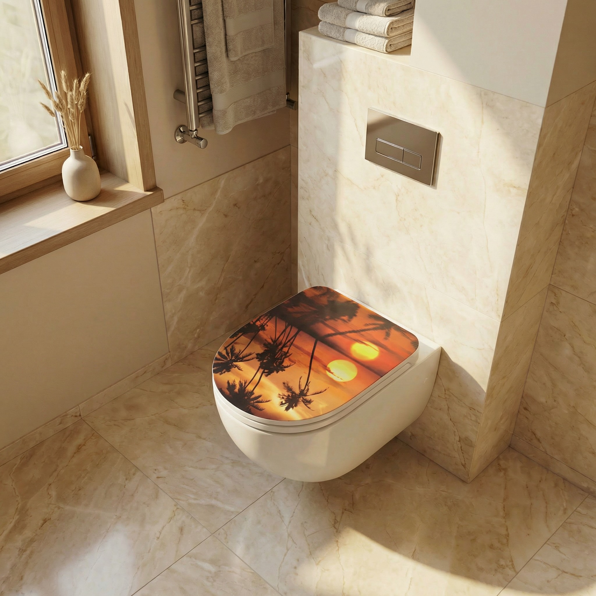 WC-Sitz mit Absenkautomatik schließt sanft und leise