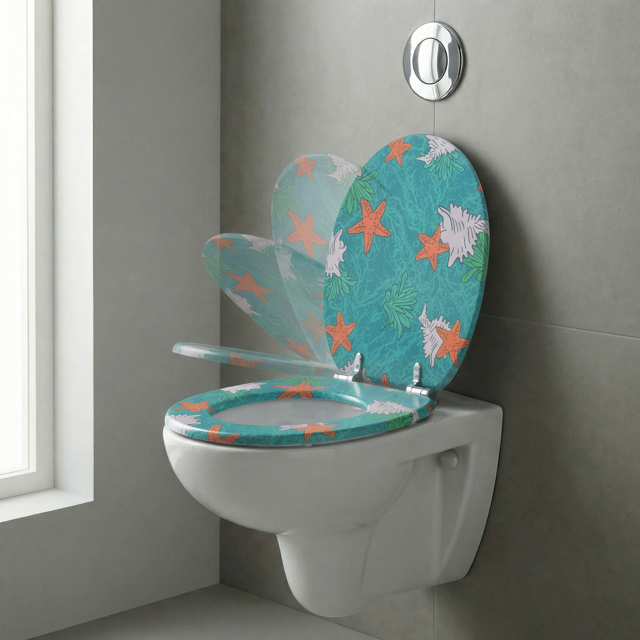 Modernes Badezimmer mit Geberit WC-Sitz und elegantem Design