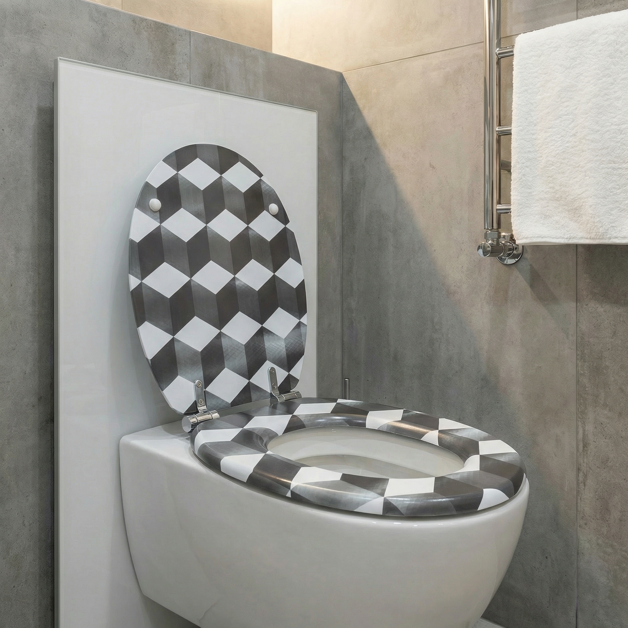 Alten WC-Sitz entfernen und Befestigung lösen