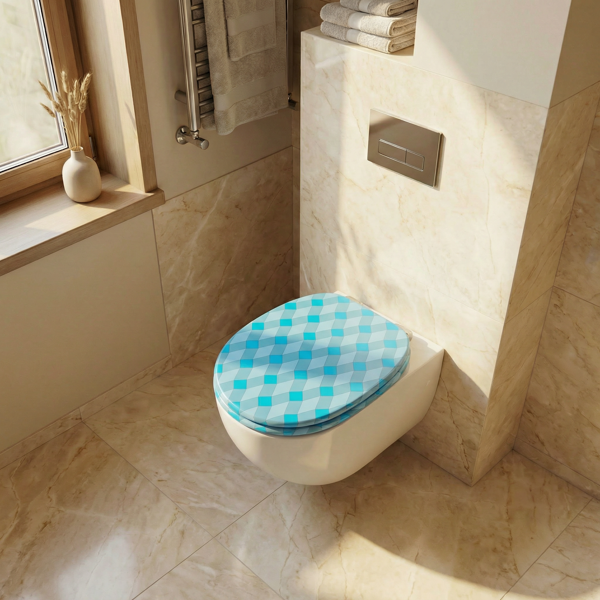 WC-Sitz Montage mit Top-Fix System