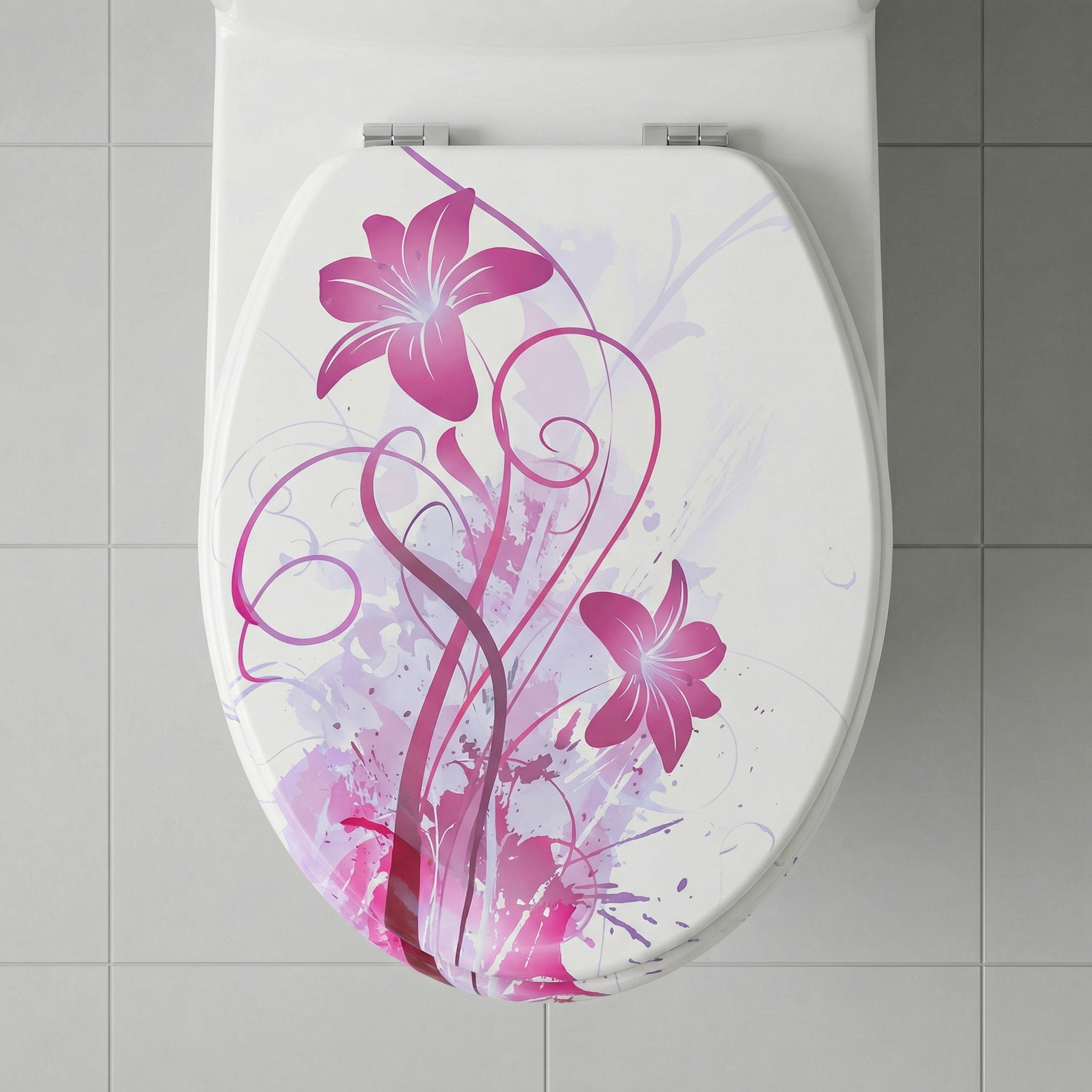 Laufen Kartell WC-Sitz in einem modernen Badezimmerambiente