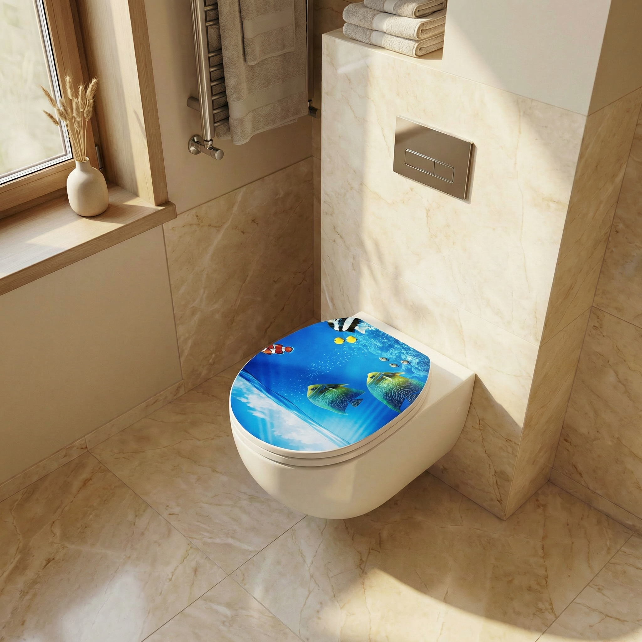 Modernes Badezimmer mit Laufen Pro S WC-Sitz