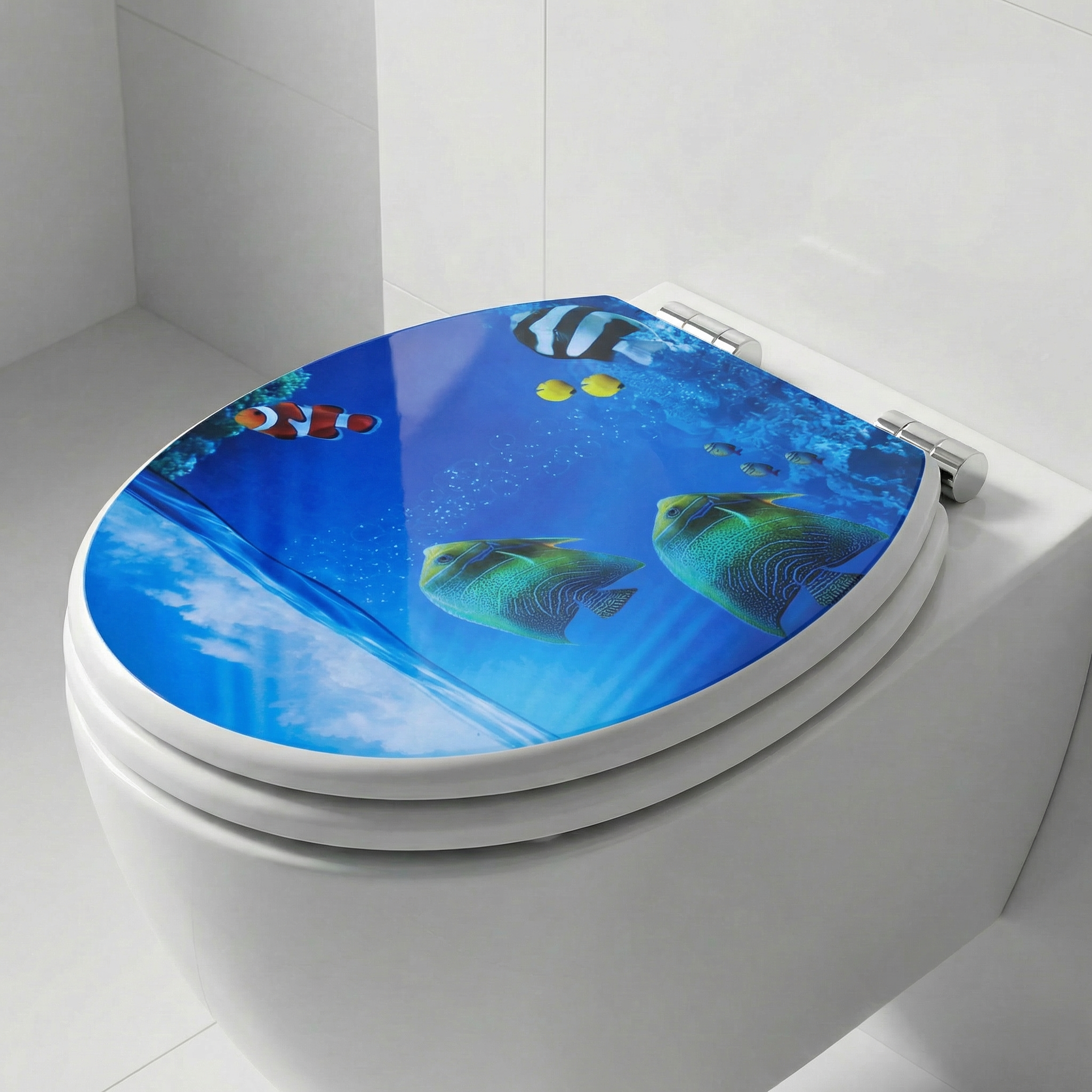 Reinigungsmittel und Mikrofasertuch für die WC-Sitz-Reinigung