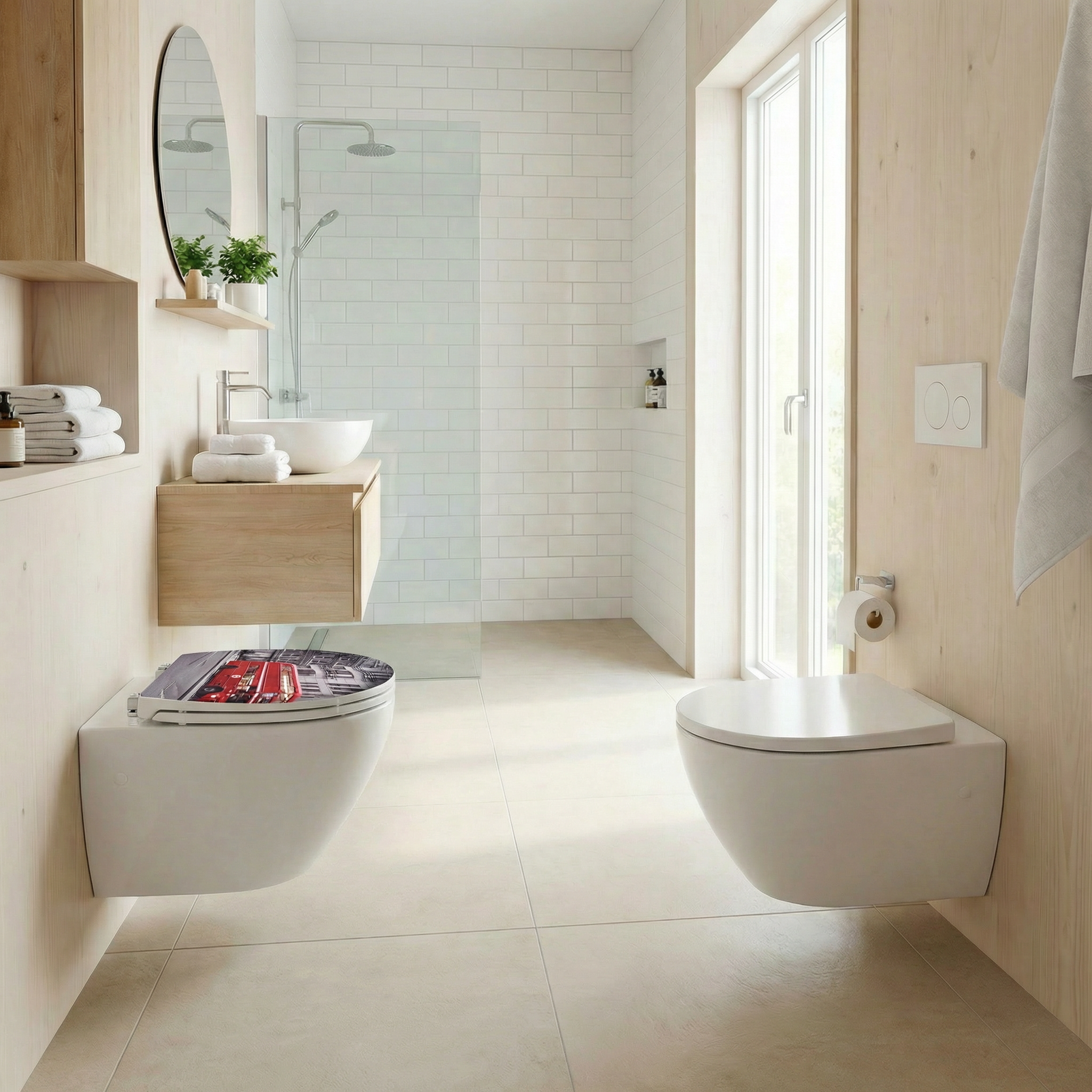 Messanleitung für WC-Sitze