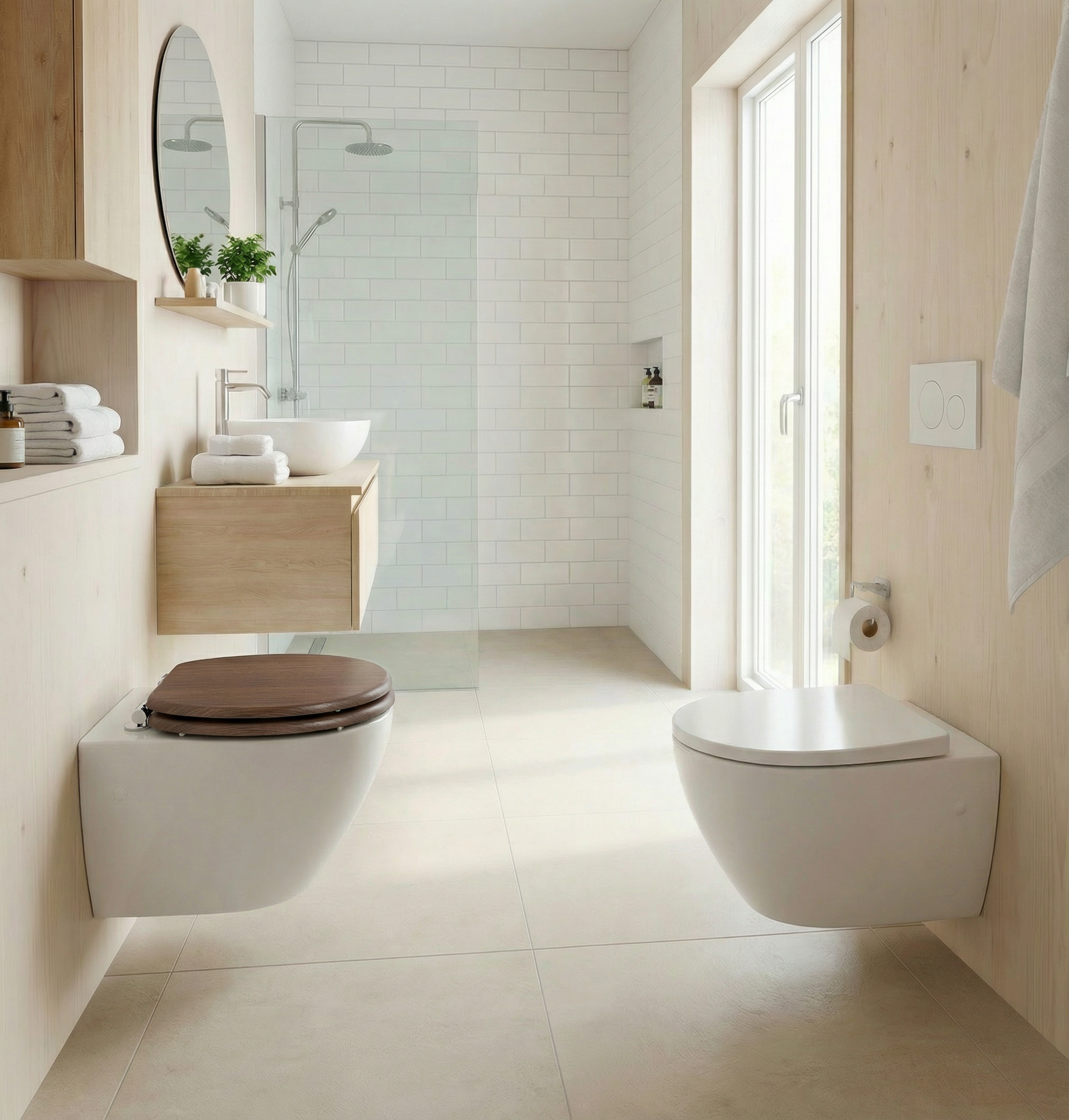 Maßskizze zur Bestimmung der richtigen WC-Sitzgröße