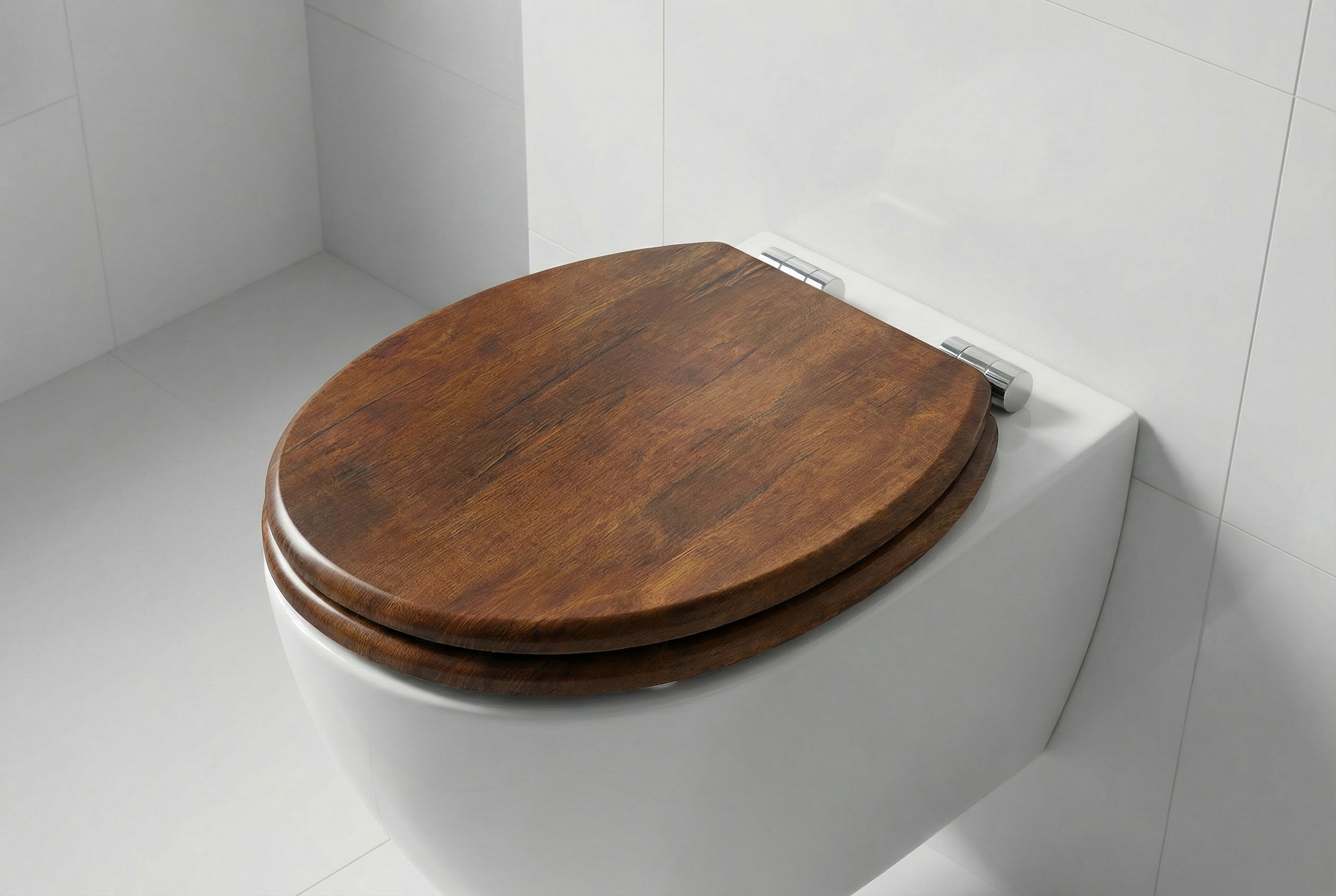 Sauberes, modernes Badezimmer mit Keramag Acanto WC