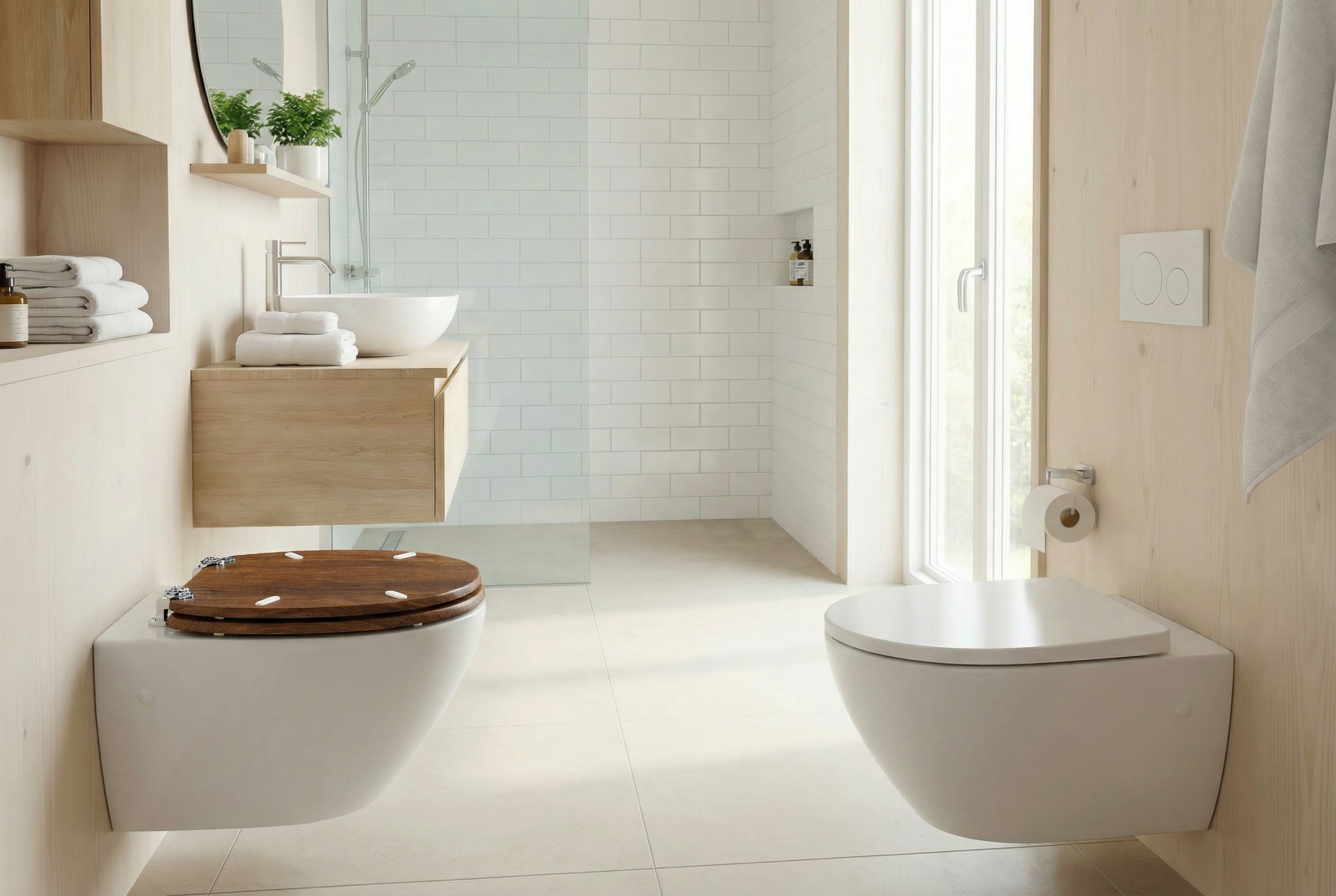 WC-Sitz auf Marken-WC montieren