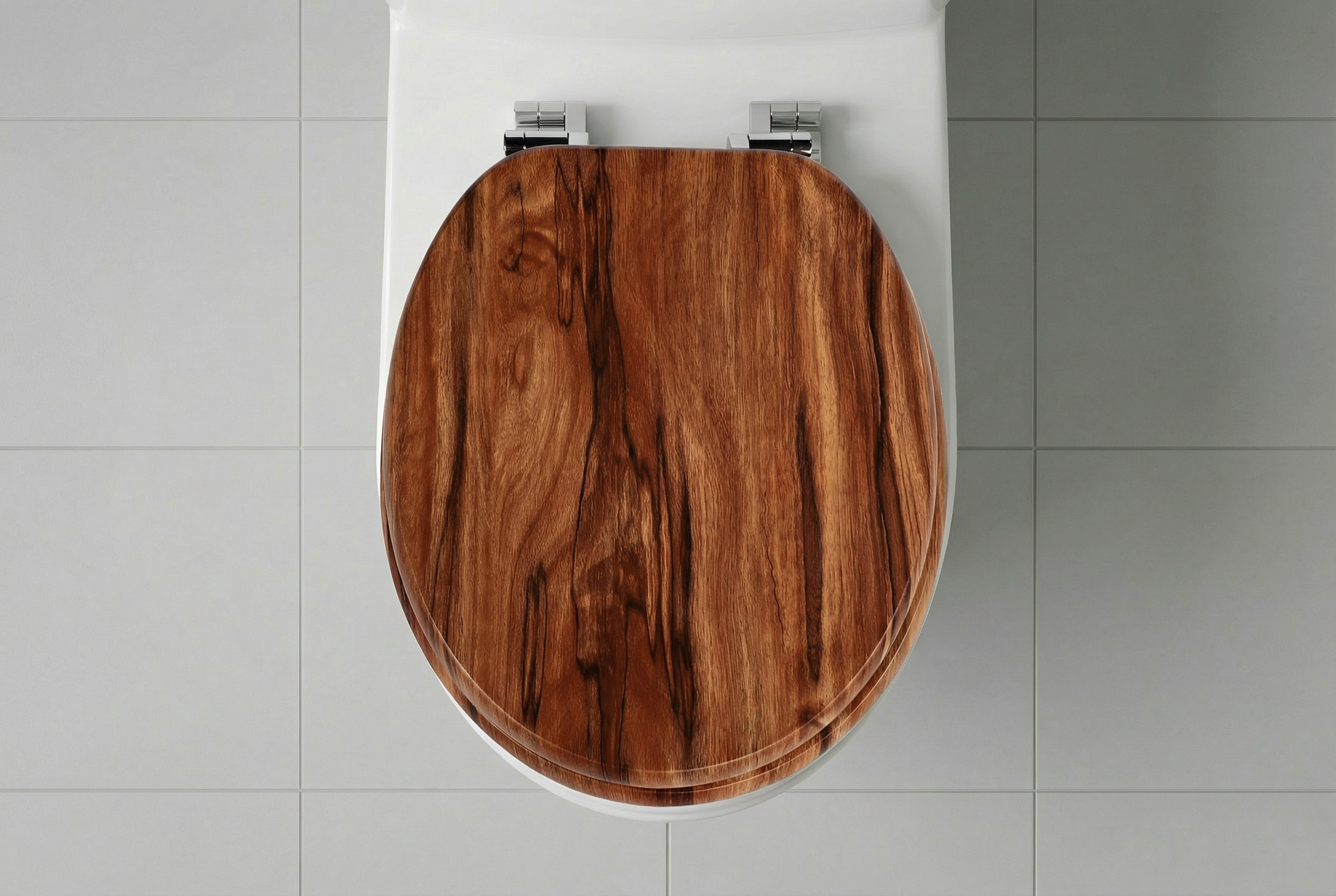 Laufen Pro S WC-Sitz von oben mit Fokus auf die schlanke Form