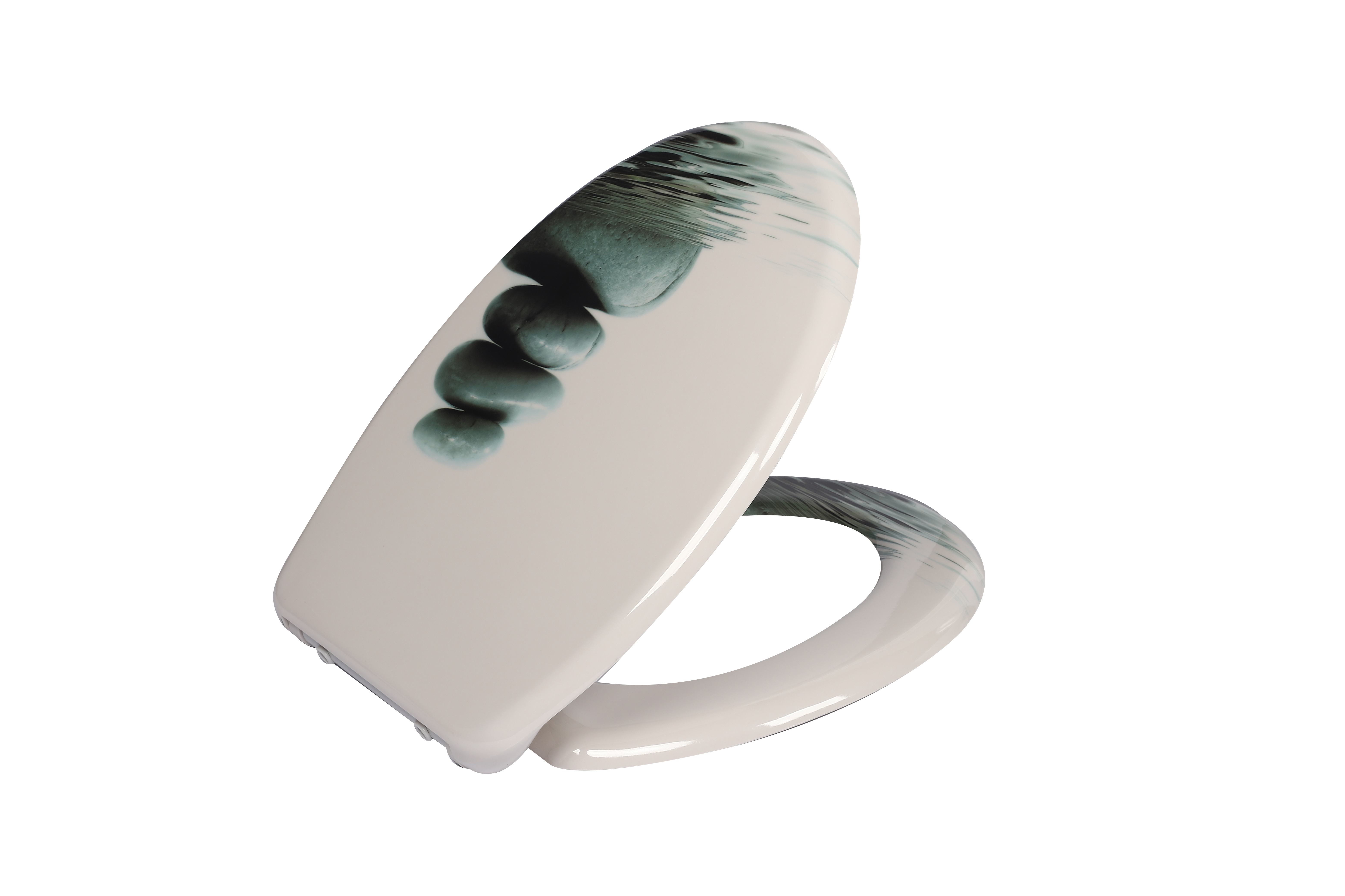 Schematische Darstellung, wie Silberionen Bakterienzellen angreifen und abtöten